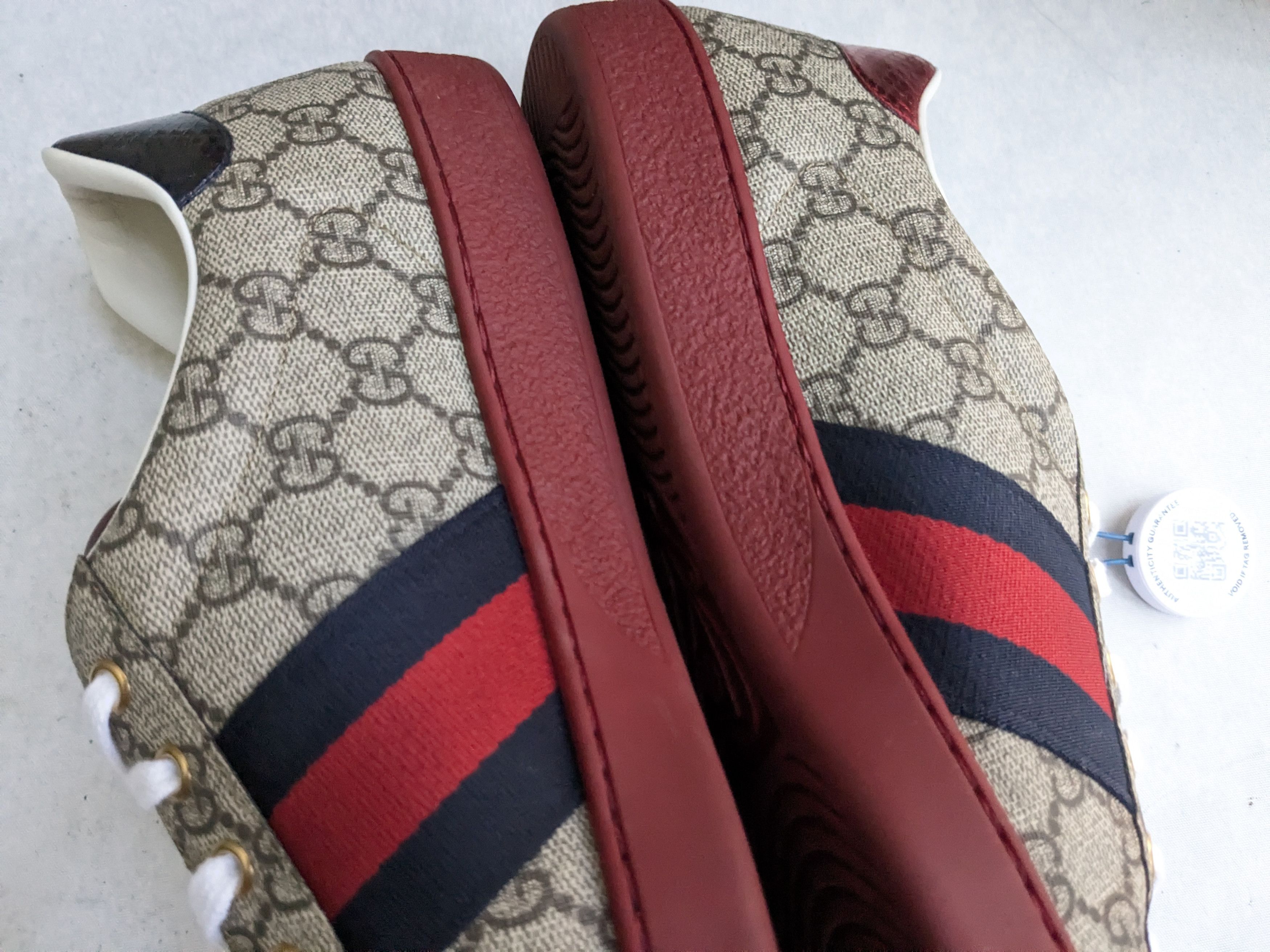 Gucci Gucci Ace Supreme Sneakers 12.5 Monogram Canvas Logo GG Size US 12.5 / EU 45-46 - 12 Thumbnail