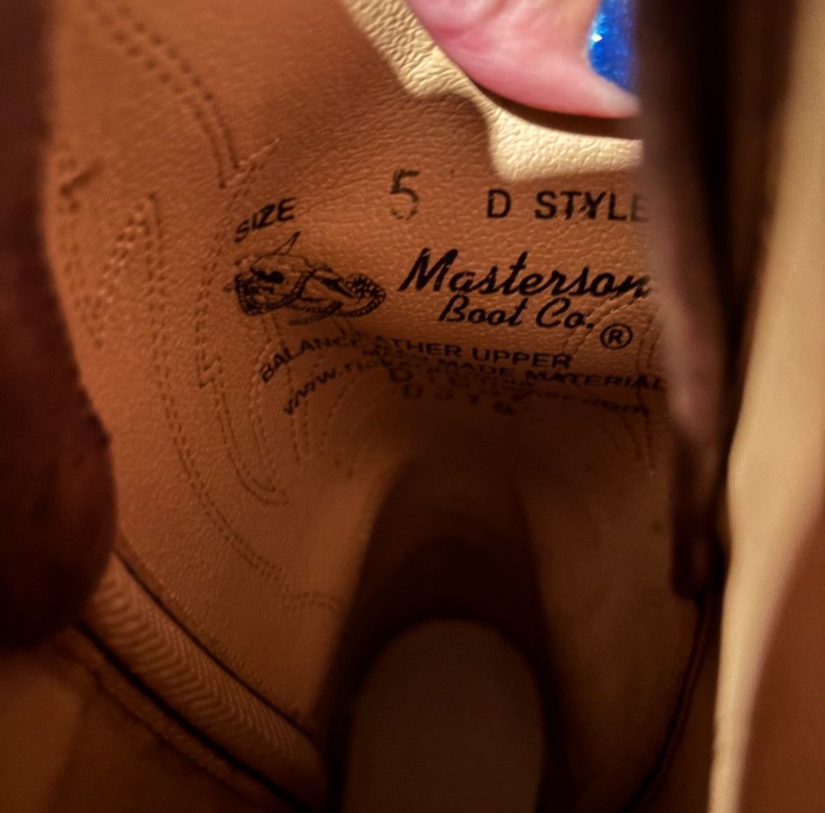 Other Masterson and co. Brown Leather Western Cowboy Boots size 5 Size US 5 / IT 35 - 8 Thumbnail