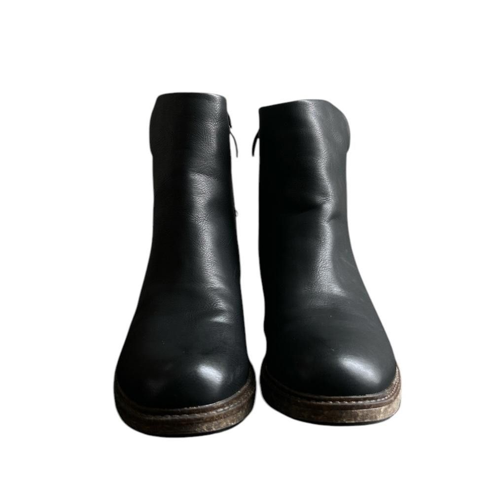 Designer Women's Black Waterproof Ankle Boots Size US 7 / IT 37 - 2 Thumbnail