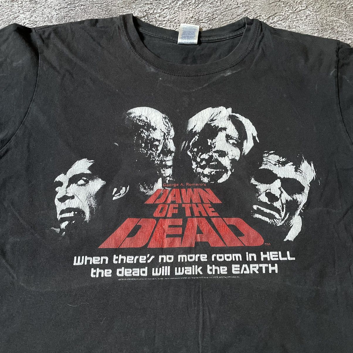 Vintage Vintage 00s Zombie Horror Graphic Tee Grunge Streetwear M Size US M / EU 48-50 / 2 - 3 Thumbnail