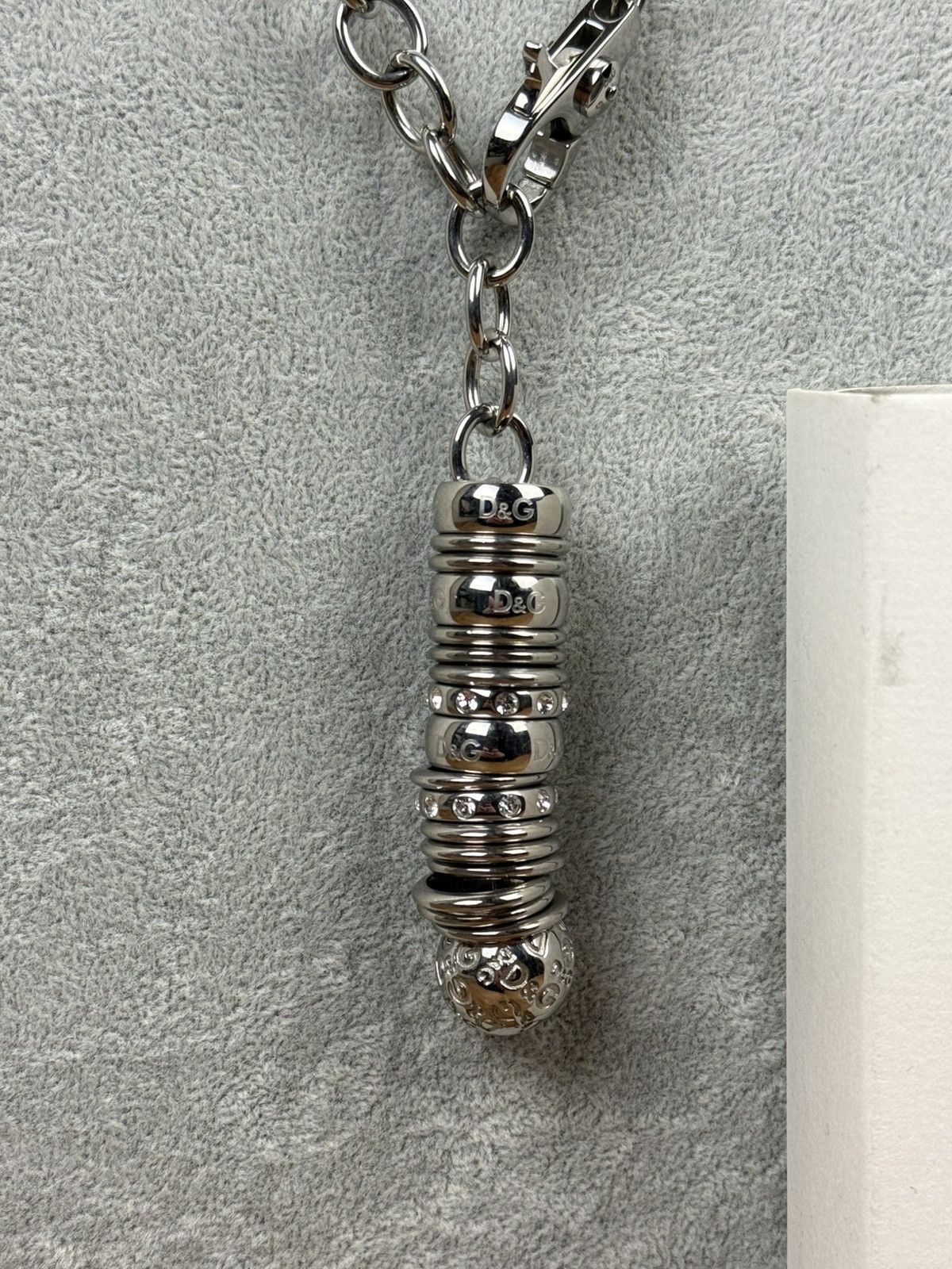 Dolce & Gabbana Dolce & Gabbana Chain Ring Stack Pendant Necklace Size ONE SIZE - 2 Thumbnail