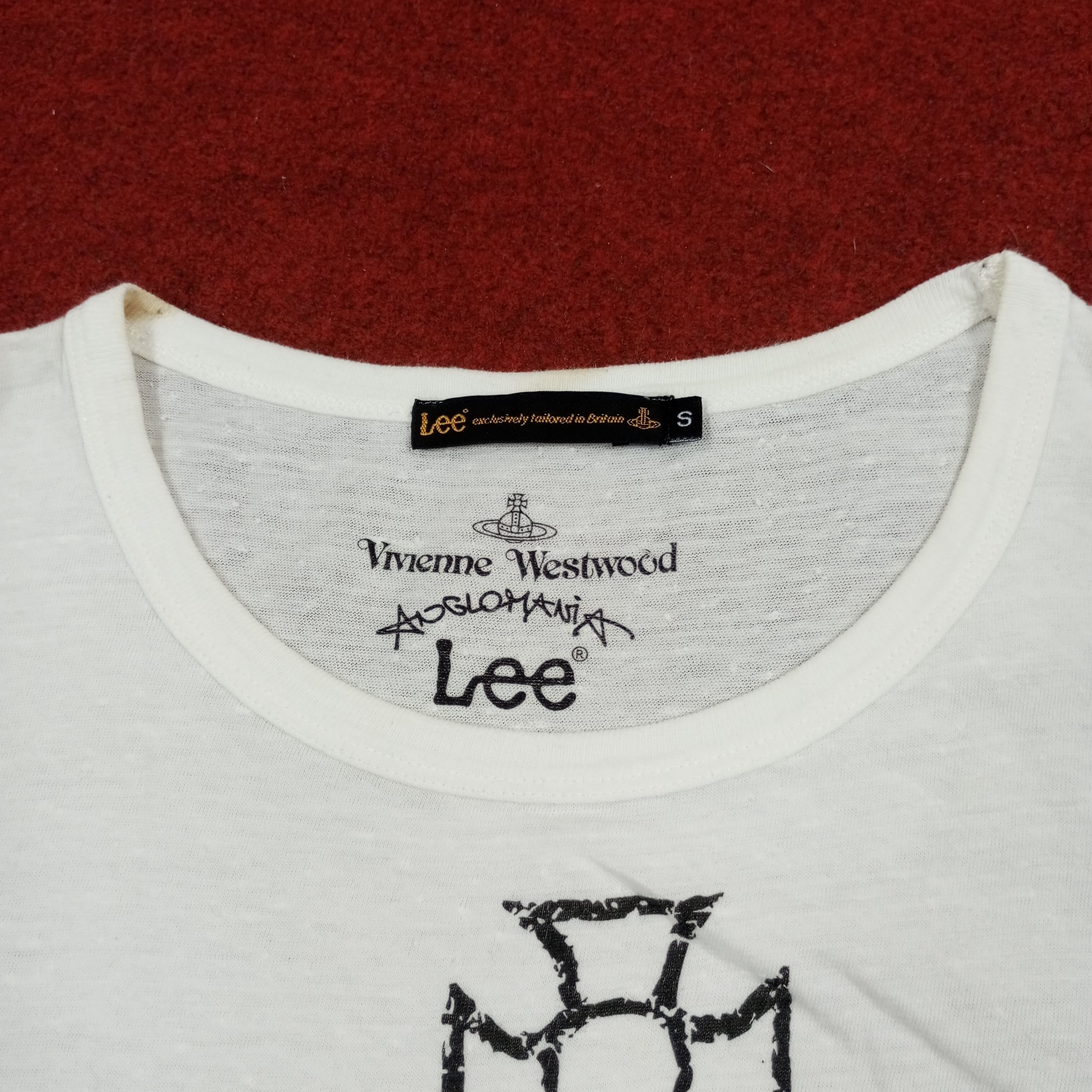 Lee × Vintage × Vivienne Westwood Vivienne Westwood X Lee Designer Punk Fashion Style Tshirt Size S / US 4 / IT 40 - 4 Thumbnail