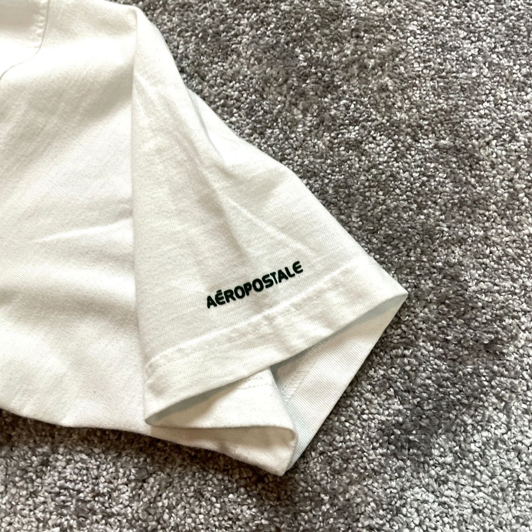 Vintage VINTAGE Aéropostale Polo Shirt Mens L White Striped Logo Golf Rugby Preppy Vintage Mens L White Polo Size US L / EU 52-54 / 3 - 6 Thumbnail