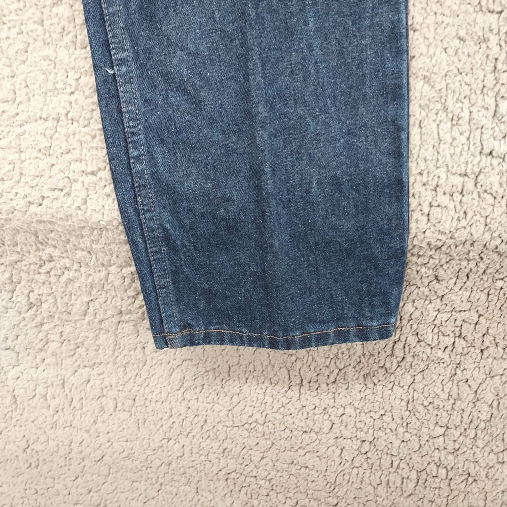 Vintage Posted Relaxed Vintage Blue Jeans 32x34 Mom High Waisted Cowgirl Western Womens Jeans Size 24" / US 00 / IT 34 - 4 Thumbnail