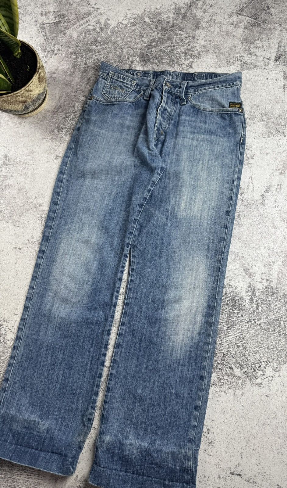 G-Star G-Star Denim Distressed W34/L34 Vintage Pants Trousers Jeans Size US 34 / EU 50 - 5 Thumbnail