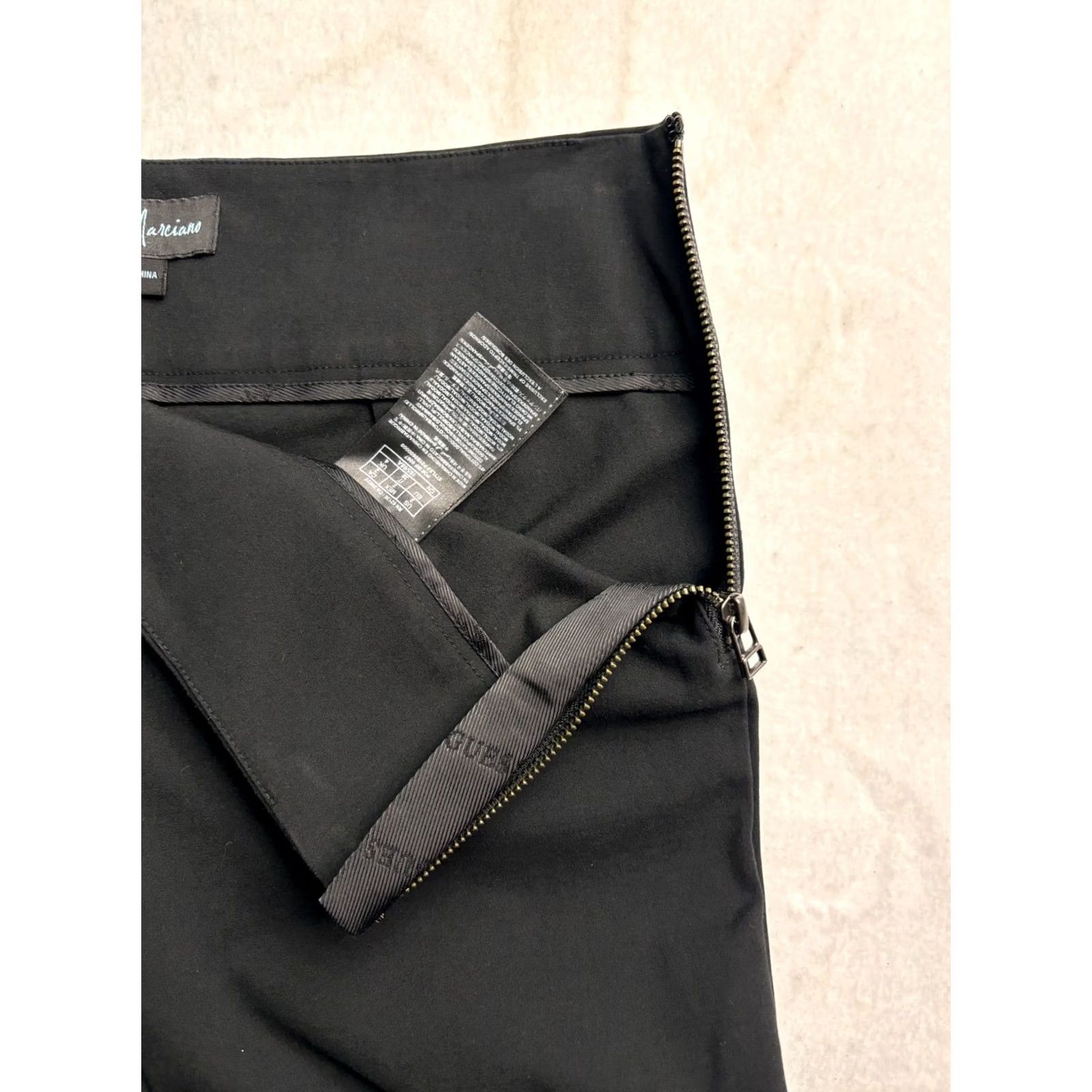 Guess Guess by Marciano Black Skinny Pants - Womens Size 2, Side Zip Flat Size 26" / US 2 / IT 38 - 2 Thumbnail