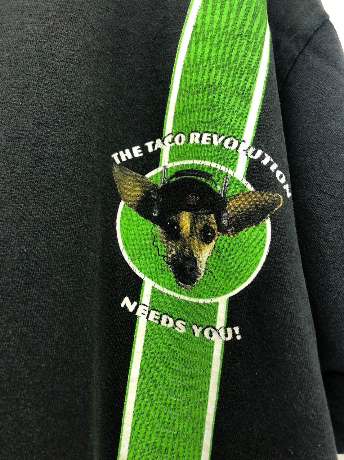 Vintage Vintage 1998's Taco Bell The Taco Revolution Needs You wts01 Size US M / EU 48-50 / 2 - 4 Thumbnail