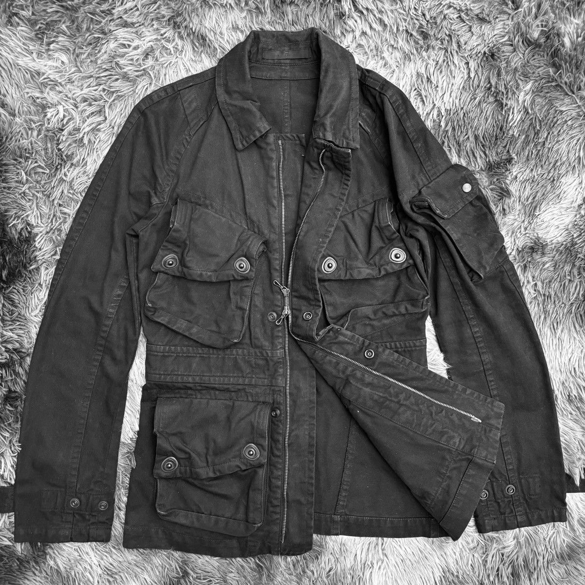 ジャケット・アウター 2008aw JULIUS gas mask pocket denim coat Julius 7 AWO8 Gasmask jacket. | eBay