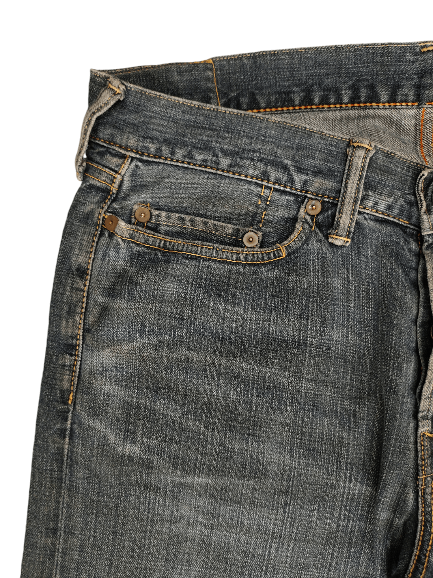 Hysteric Glamour × Undercover Loose Jeans 45rpm Japan Clawmark Faded Denim Pants Size US 30 / EU 46 - 3 Thumbnail
