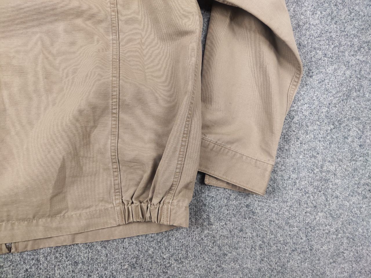 Japanese Brand Vintage Uniqlo Japan Minimalism Canvas Zip Bomber Jacket Size US L / EU 52-54 / 3 - 10 Thumbnail