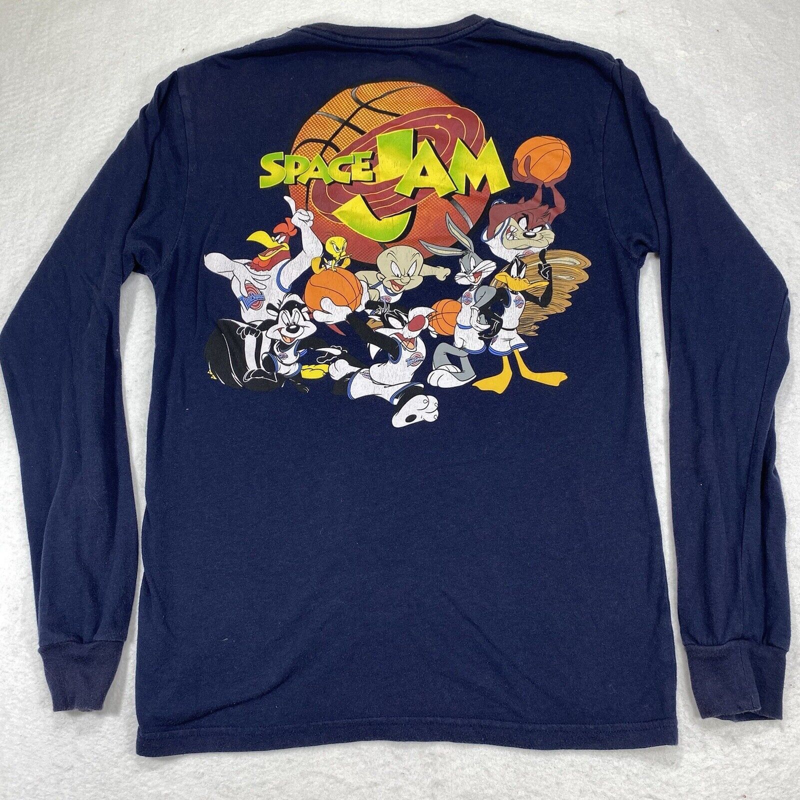 Other Space Jam Medium Looney Tunes Navy Blue Movie Graphic TShirt Size US M / EU 48-50 / 2 - 2 Thumbnail