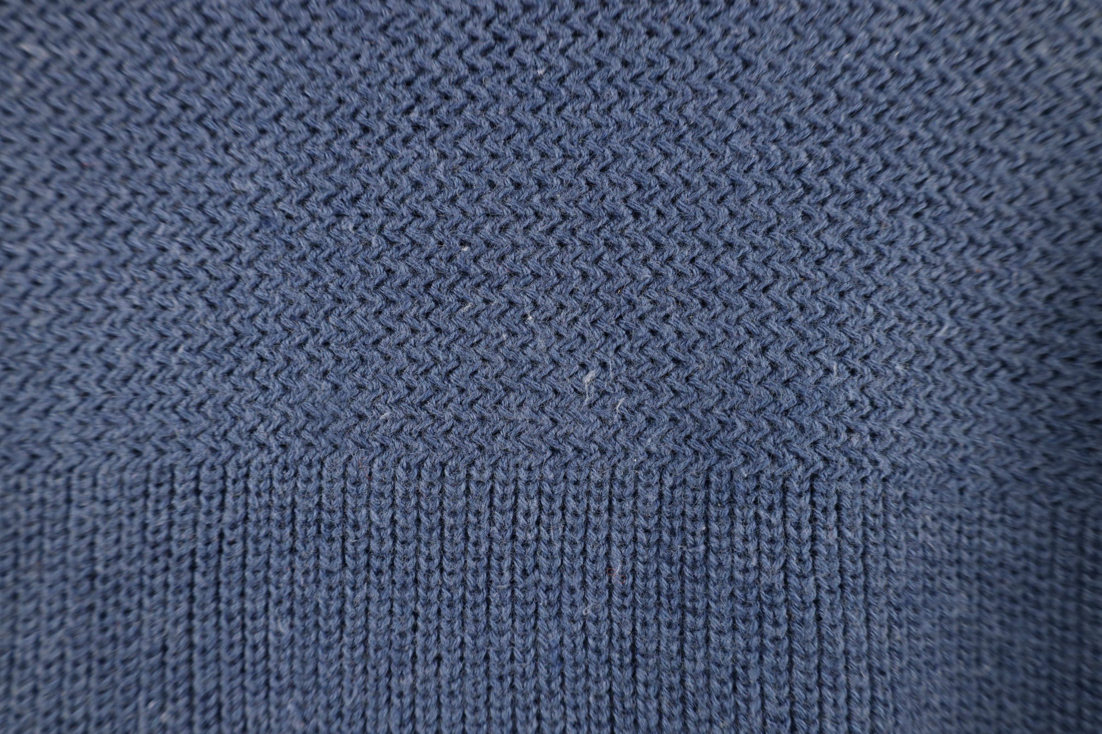 Eddie Bauer × Vintage Vintage 90s Eddie Bauer Ribbed Knit Henley Sweater Blue Size US M / EU 48-50 / 2 - 7 Thumbnail