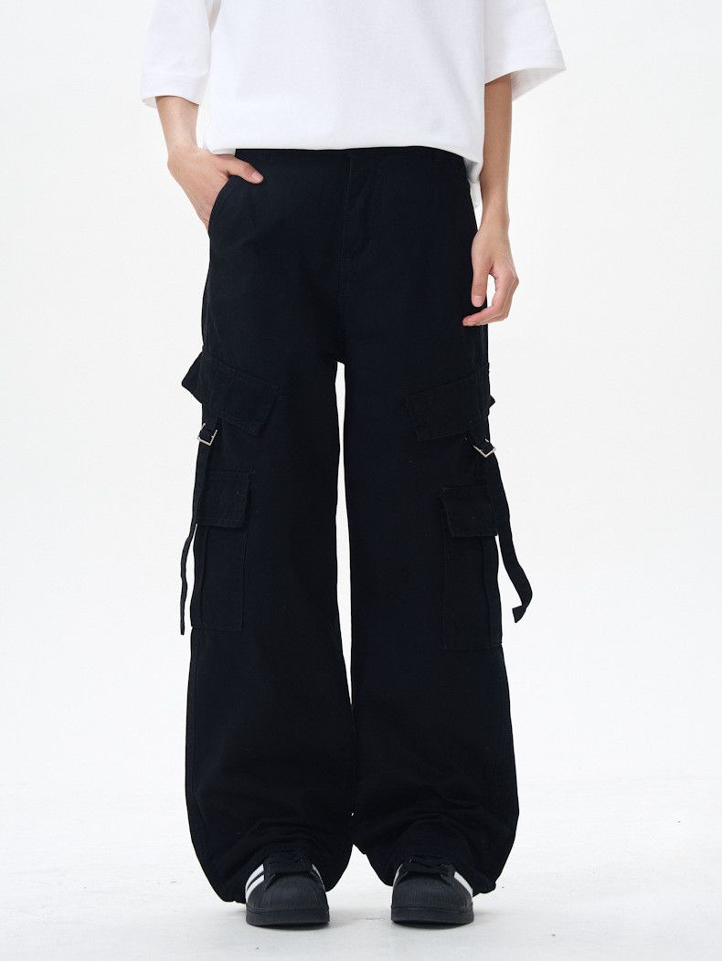 Japanese Brand × Jean American style multi-pocket cargo loose casual trousers Size US 32 / EU 48 - 1 Thumbnail