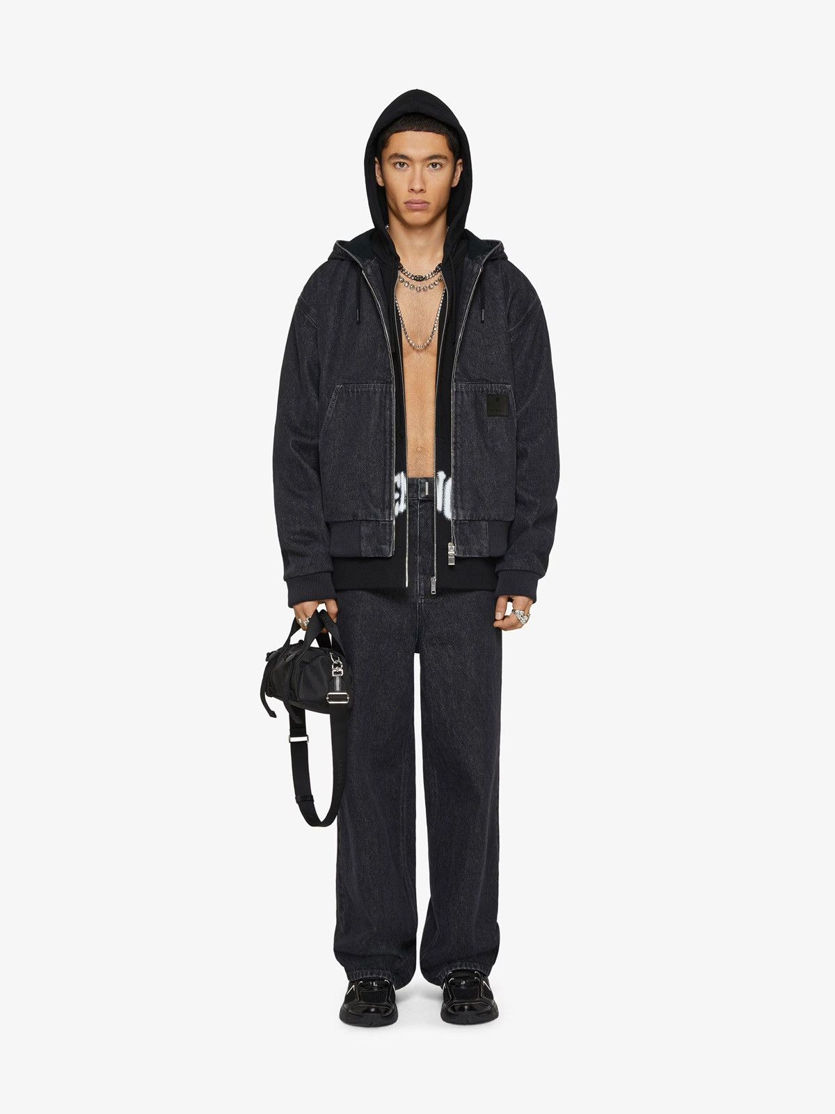 Givenchy FW23 Wide Jeans in denim