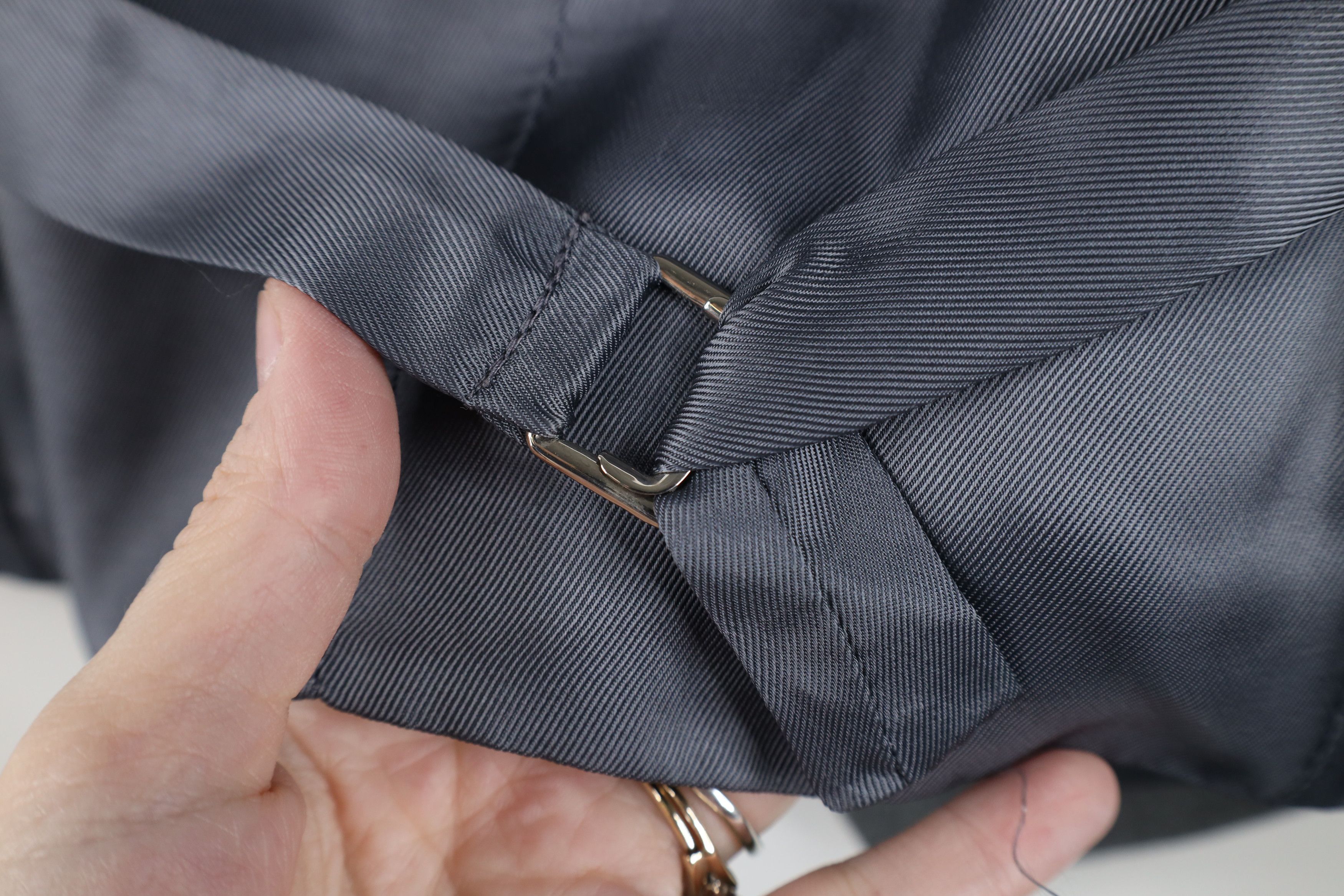 Vintage Vintage 60s 70s Streetwear Buckle Back Suit Vest Jacket Gray Size US M / EU 48-50 / 2 - 11 Thumbnail