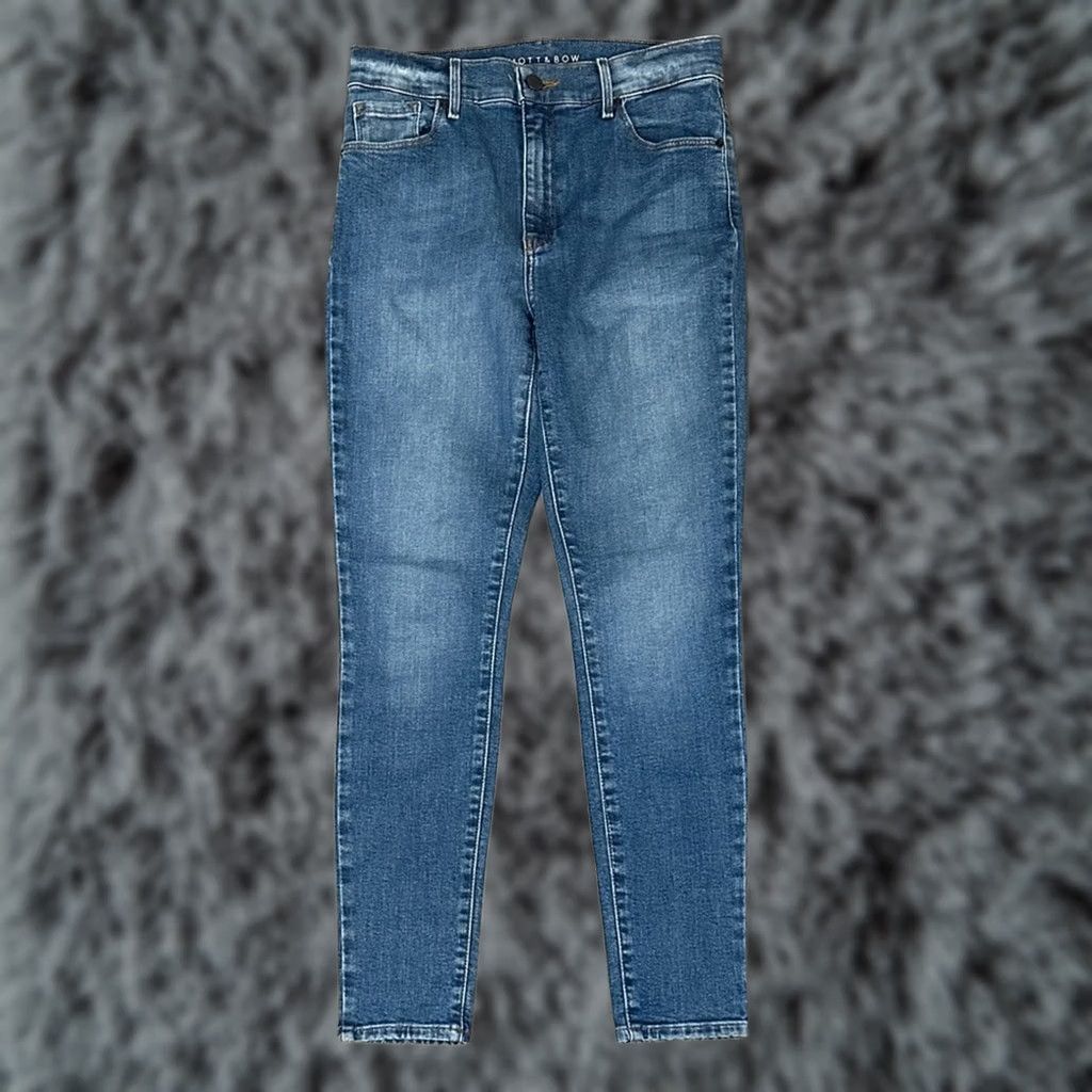 Mott & Bow Mott & Bow High Rise Skinny Jeans Women 28 Regular Blue 28x28 Size 28" / US 6 / IT 42 - 1 Thumbnail