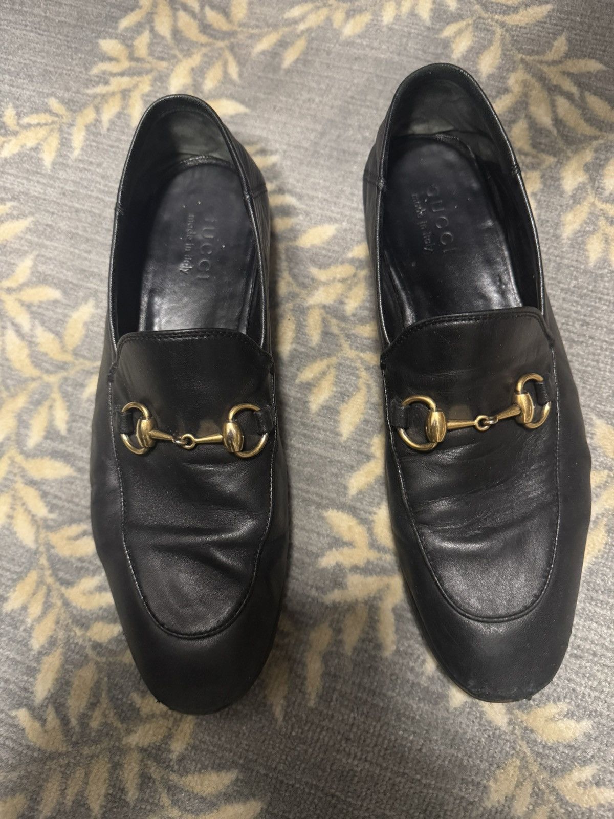 Gucci Gucci black Jordaan Loafer size 7.5 Size US 7.5 / EU 40-41 - 1 Thumbnail