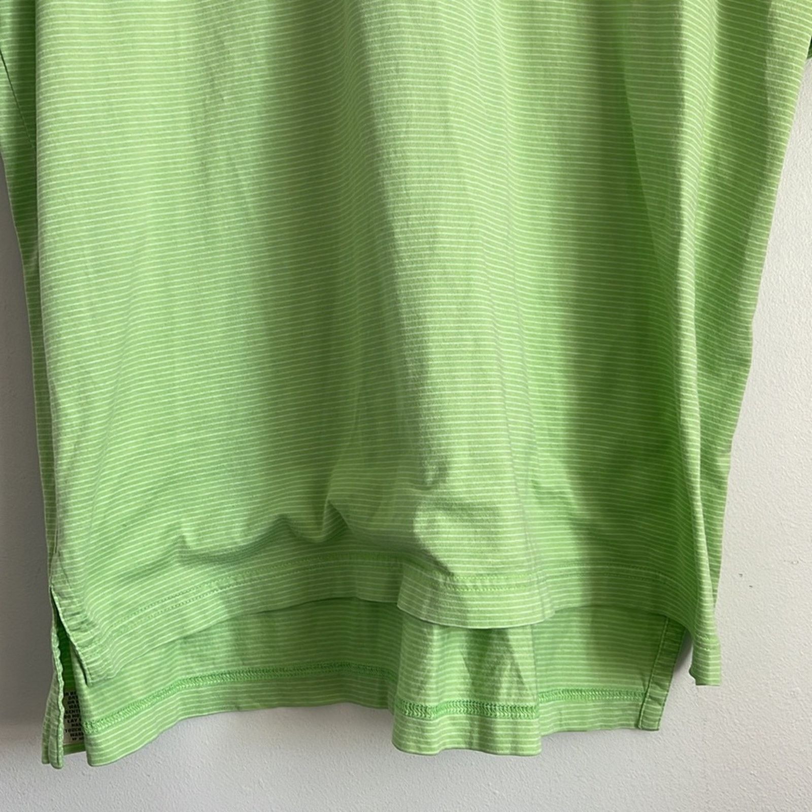 Peter Millar Peter Millar double mercerized cotton pinstriped polo shirt Size US L / EU 52-54 / 3 - 5 Thumbnail