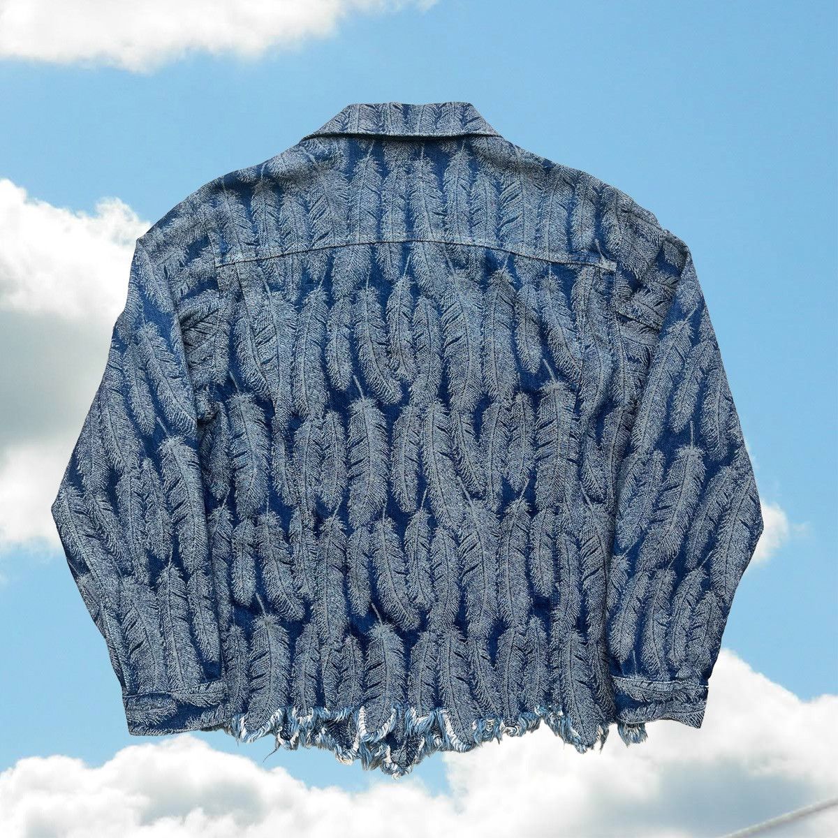 Kapital Kapital Feather Denim Jacket (Indigo) Size US XL / EU 56 / 4 - 2 Thumbnail