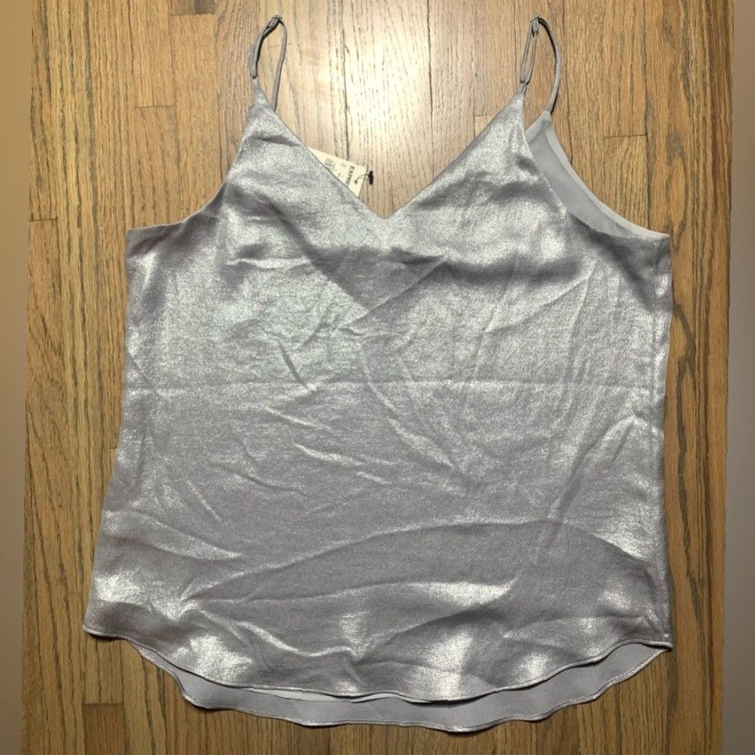 Express Express Tank Top NWT Silver M Womens Blouse Shirt Tank Top Express Silver M Womens Size M / US 6-8 / IT 42-44 - 5 Thumbnail