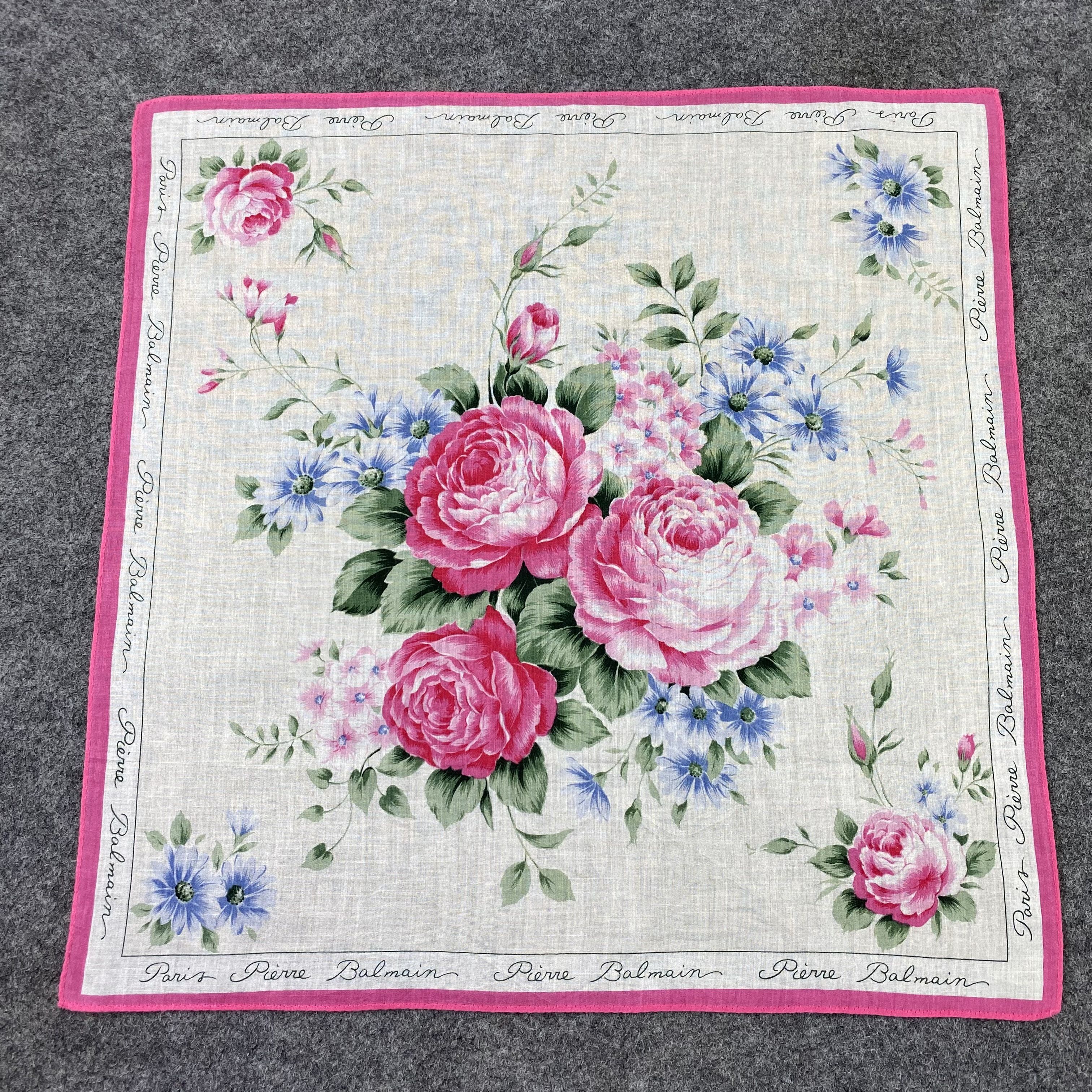 Pierre Balmain Pierre Balmain Handkerchief / Bandana / Neckerchief-B1063 Size ONE SIZE - 3 Thumbnail
