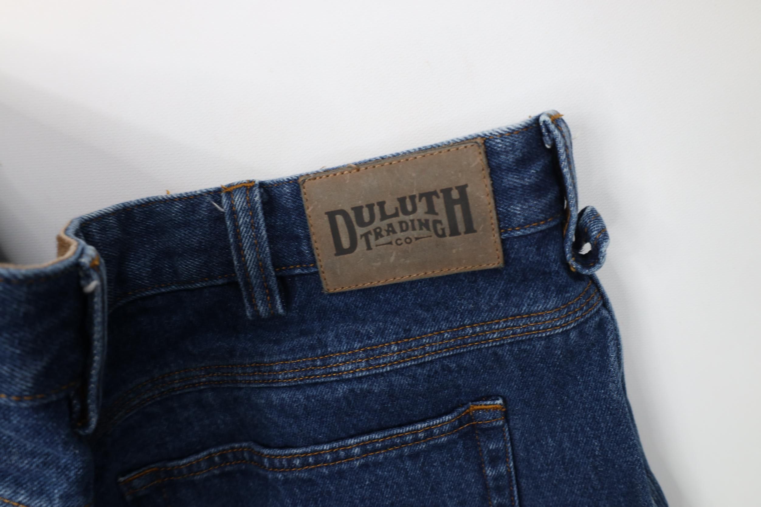 Duluth Trading Company Duluth Trading Co Gusseted Wide Leg Denim Jeans Cotton Size US 38 / EU 54 - 13 Thumbnail