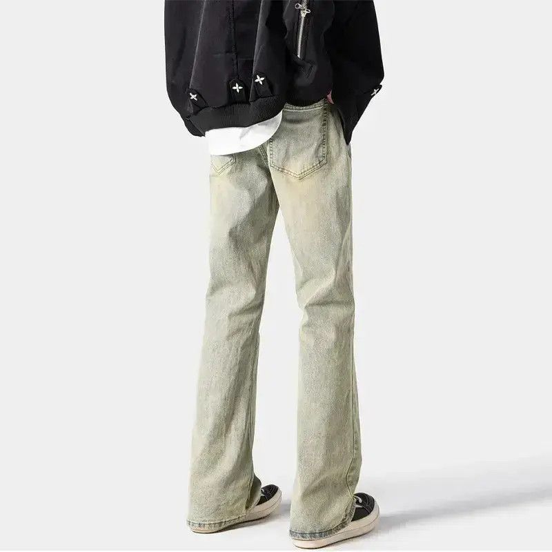 Japanese Brand Retro loose washed wide leg jeans Size US 32 / EU 48 - 3 Thumbnail