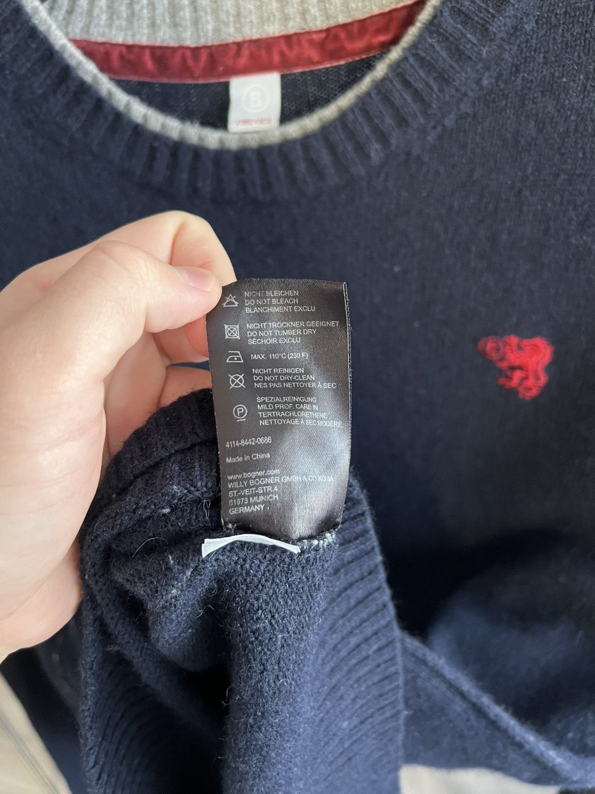 Bogner Bogner Fire+Ice Wool Sweater Casual Rare Pullover 2000s Size US L / EU 52-54 / 3 - 7 Thumbnail