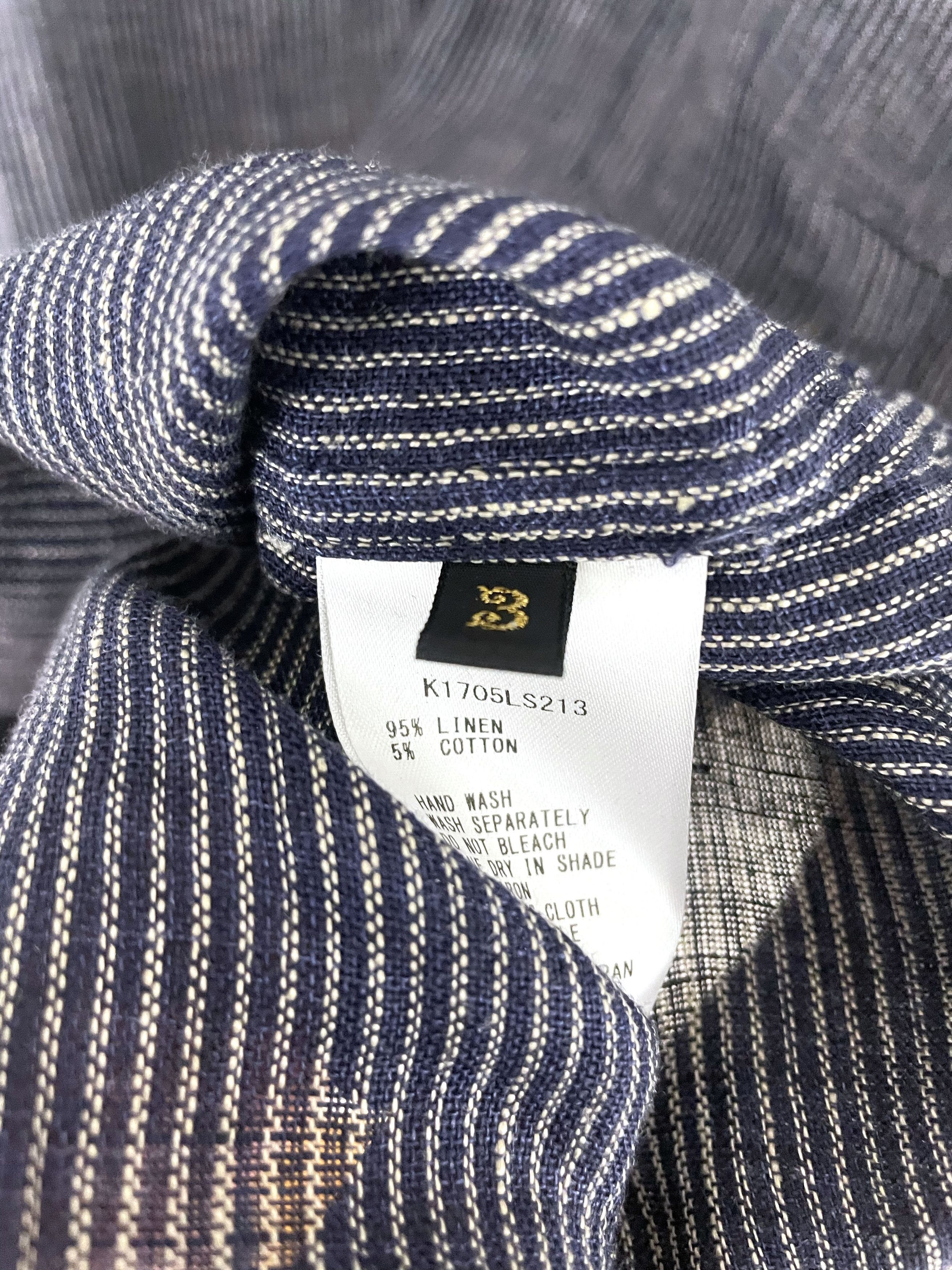 Kapital Striped Linen Buttonup Size US L / EU 52-54 / 3 - 5 Thumbnail