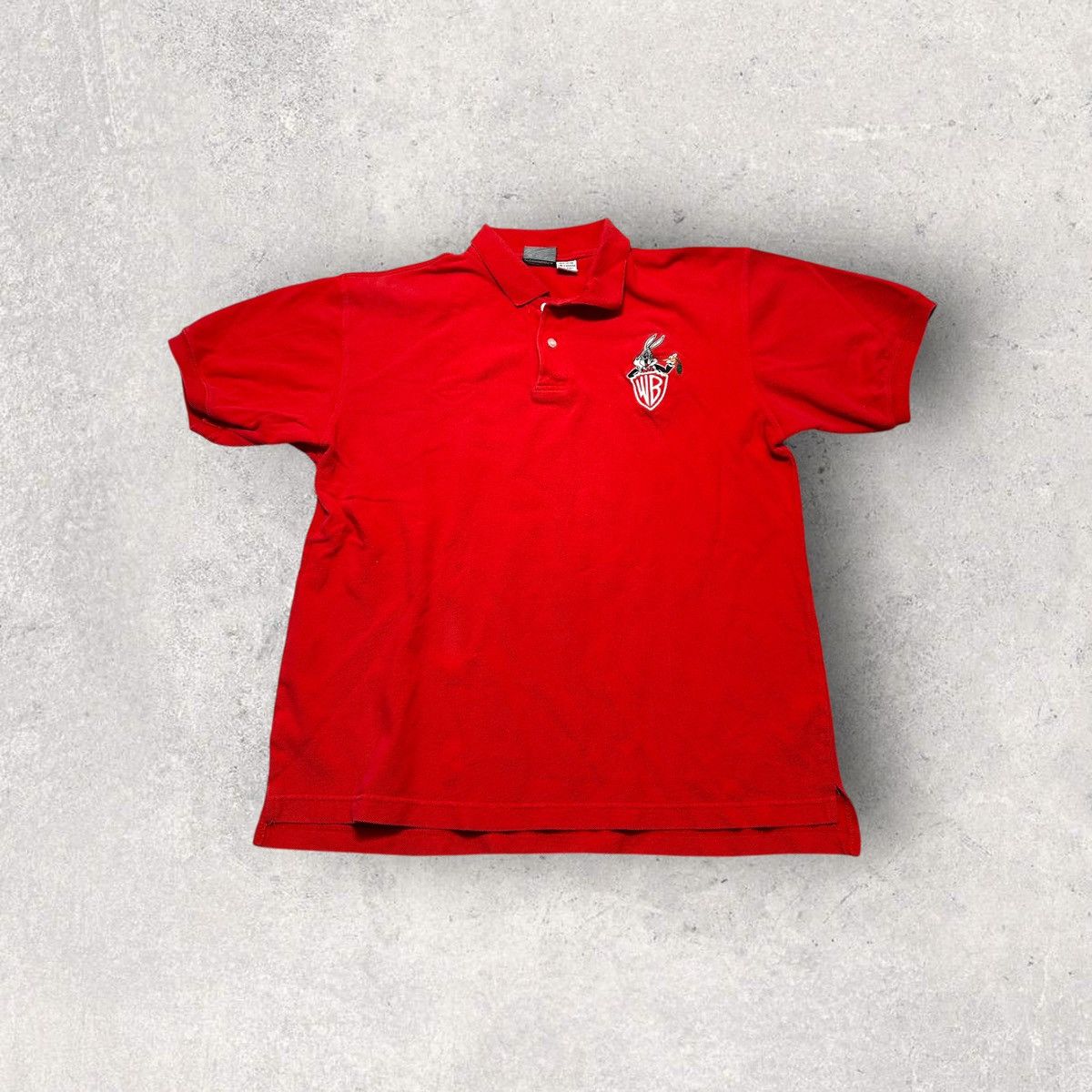Vintage × Warner Bros Vintage Bugs Bunny polo shirt Size US L / EU 52-54 / 3 - 1 Thumbnail