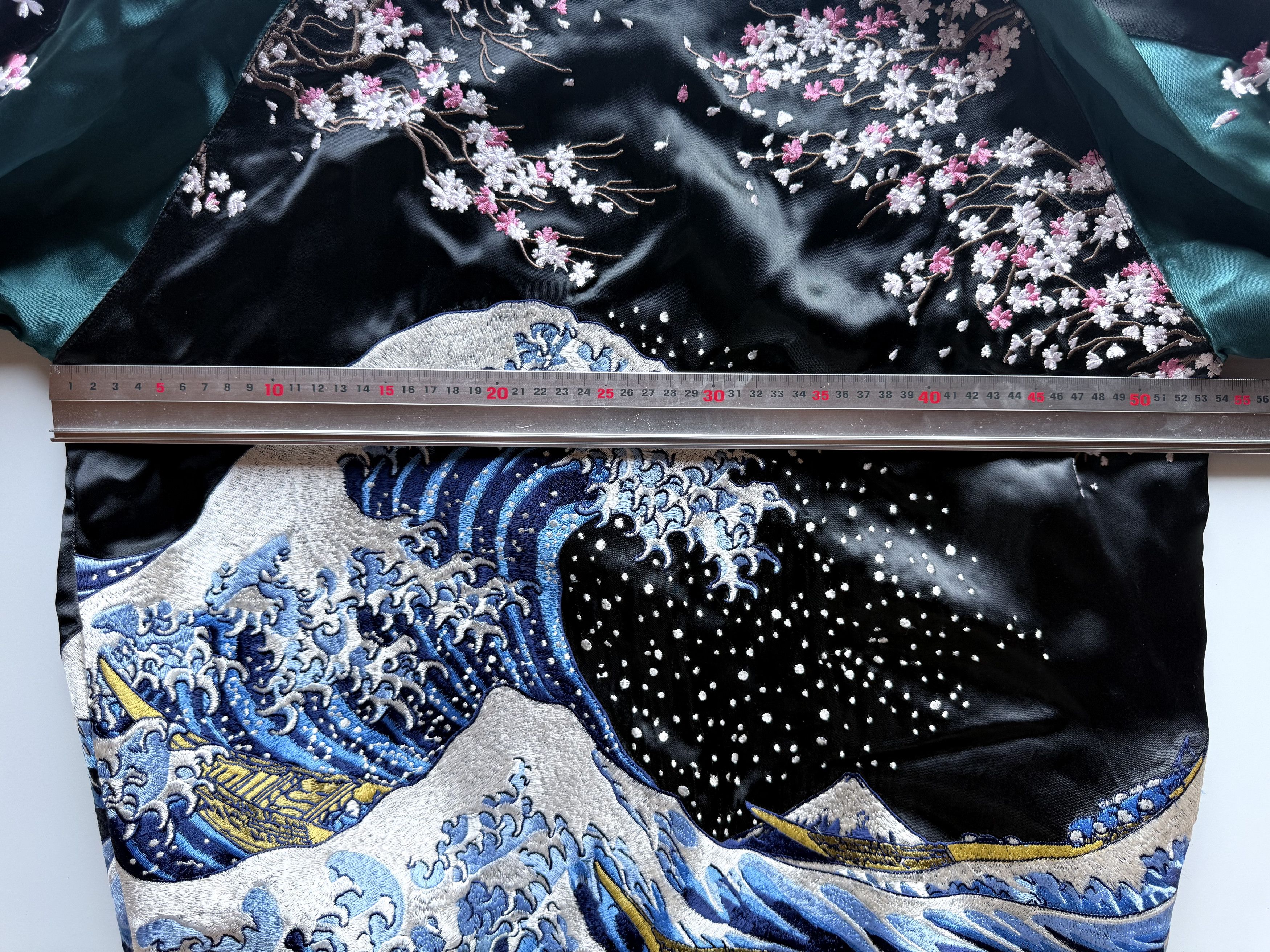 Other Hokusai x Anime Geisha Embroidered Sukajan Souvenir Jacket Size US L / EU 52-54 / 3 - 13 Thumbnail