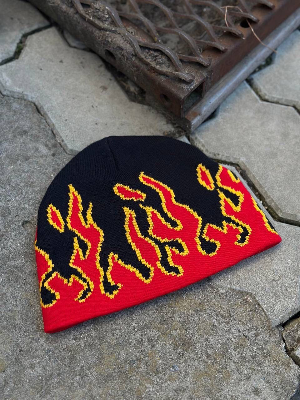 Hypebeast VTG Flame Hat Cap Grunge Y2K 00s Hype Trend Staff Pick USA Size ONE SIZE - 1 Thumbnail