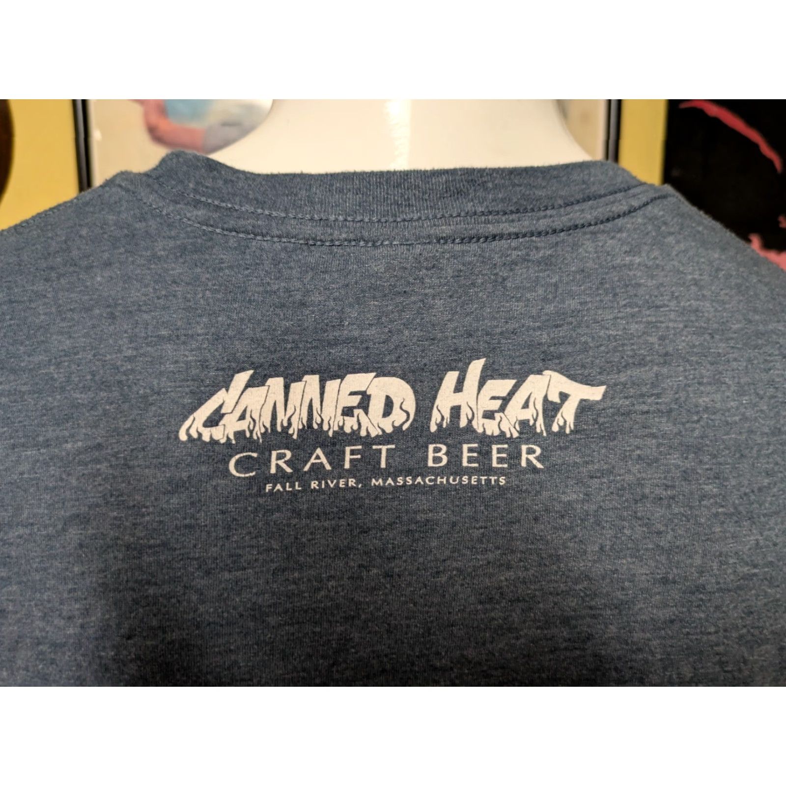 Next Level Canned Heat T-Shirt Next Level Shirt Gray XL Men Bar Beer Graphic Tee 50% Polyester 25% Cotton 25% Rayon Fall River MA Mens Size US XL / EU 56 / 4 - 4 Thumbnail