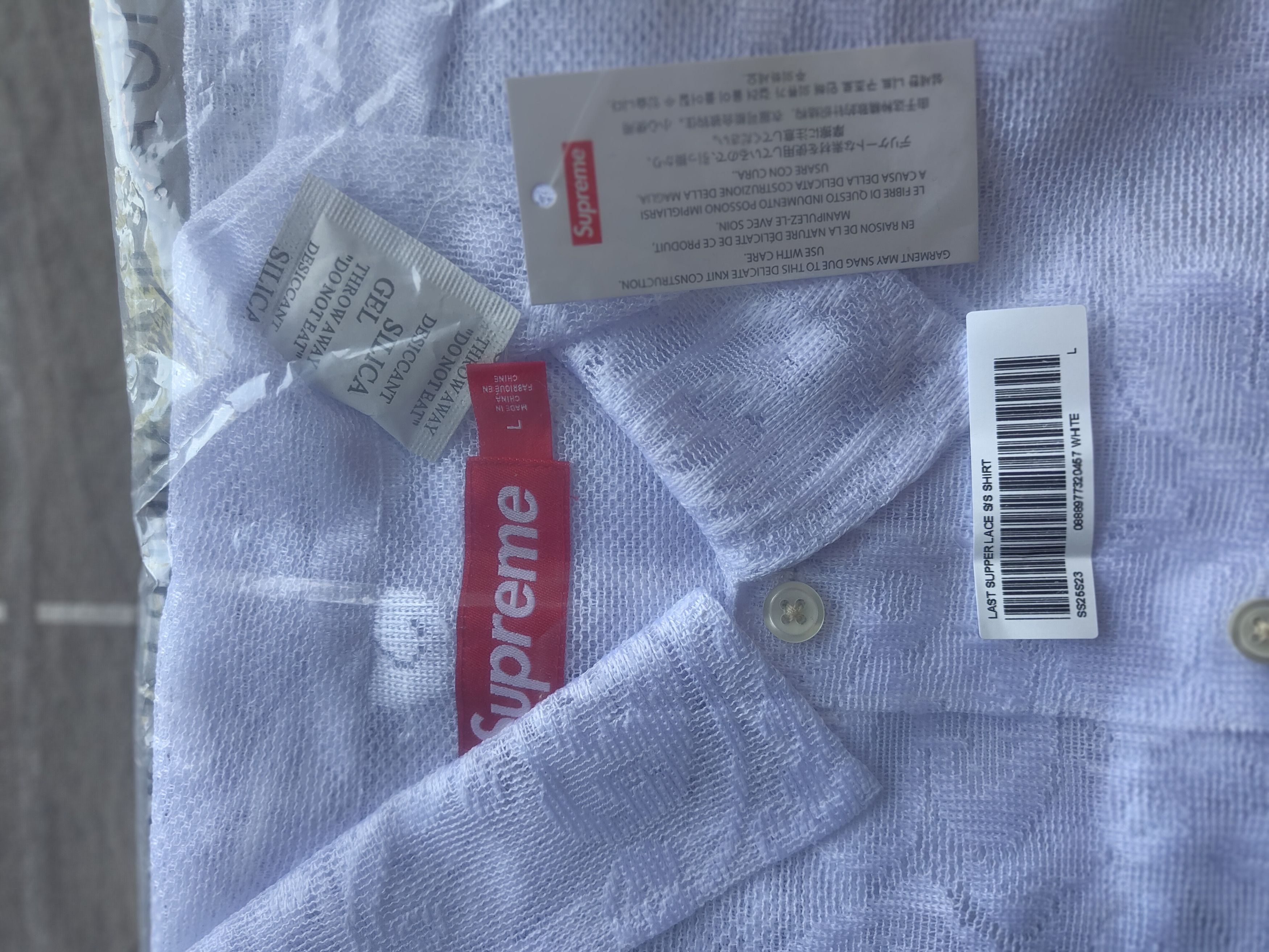 Supreme Supreme Last Supper Lace S/S Shirt Size US L / EU 52-54 / 3 - 2 Thumbnail