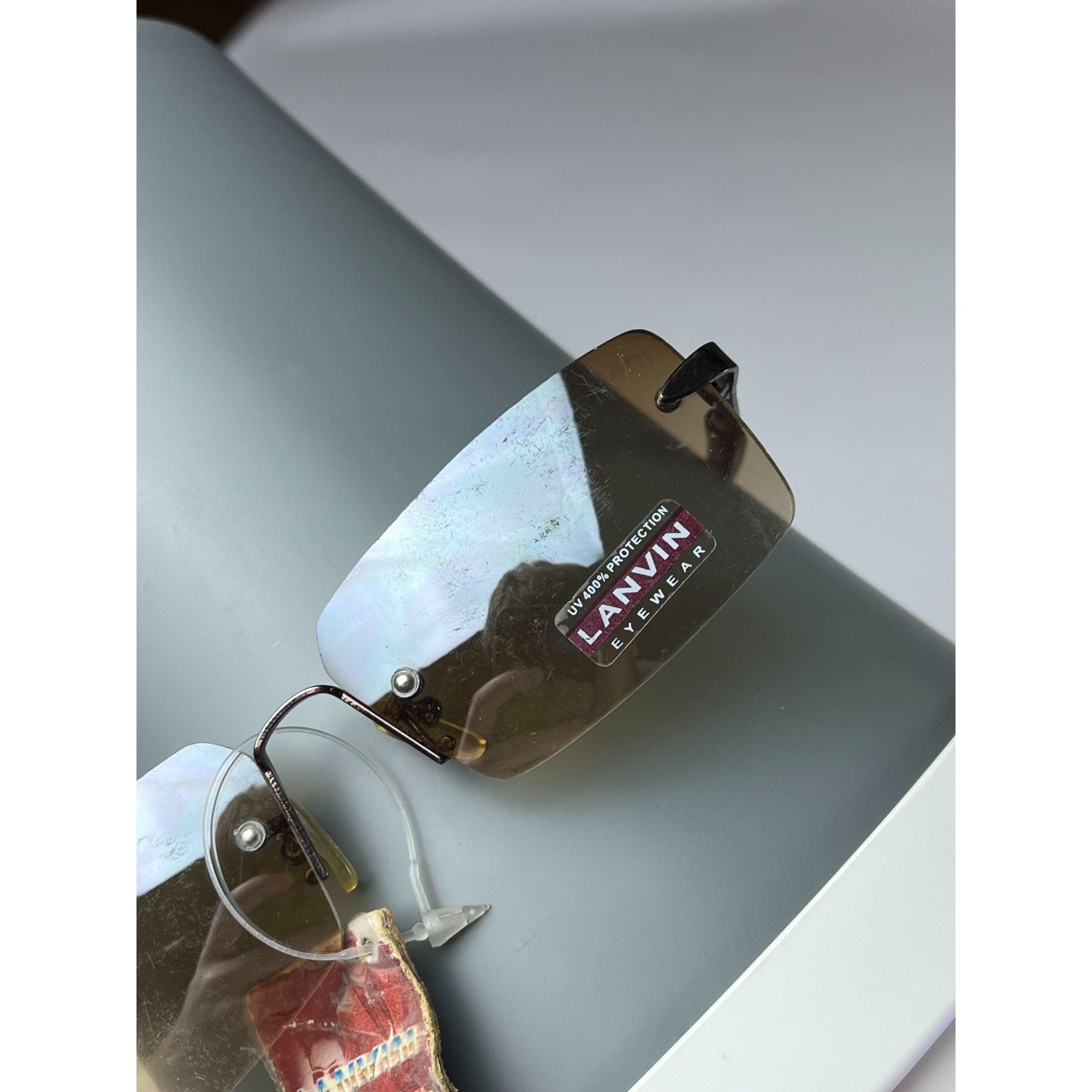 Lanvin × Vintage Lanvin Vintage Rimless Sunglasses Size ONE SIZE - 5 Thumbnail