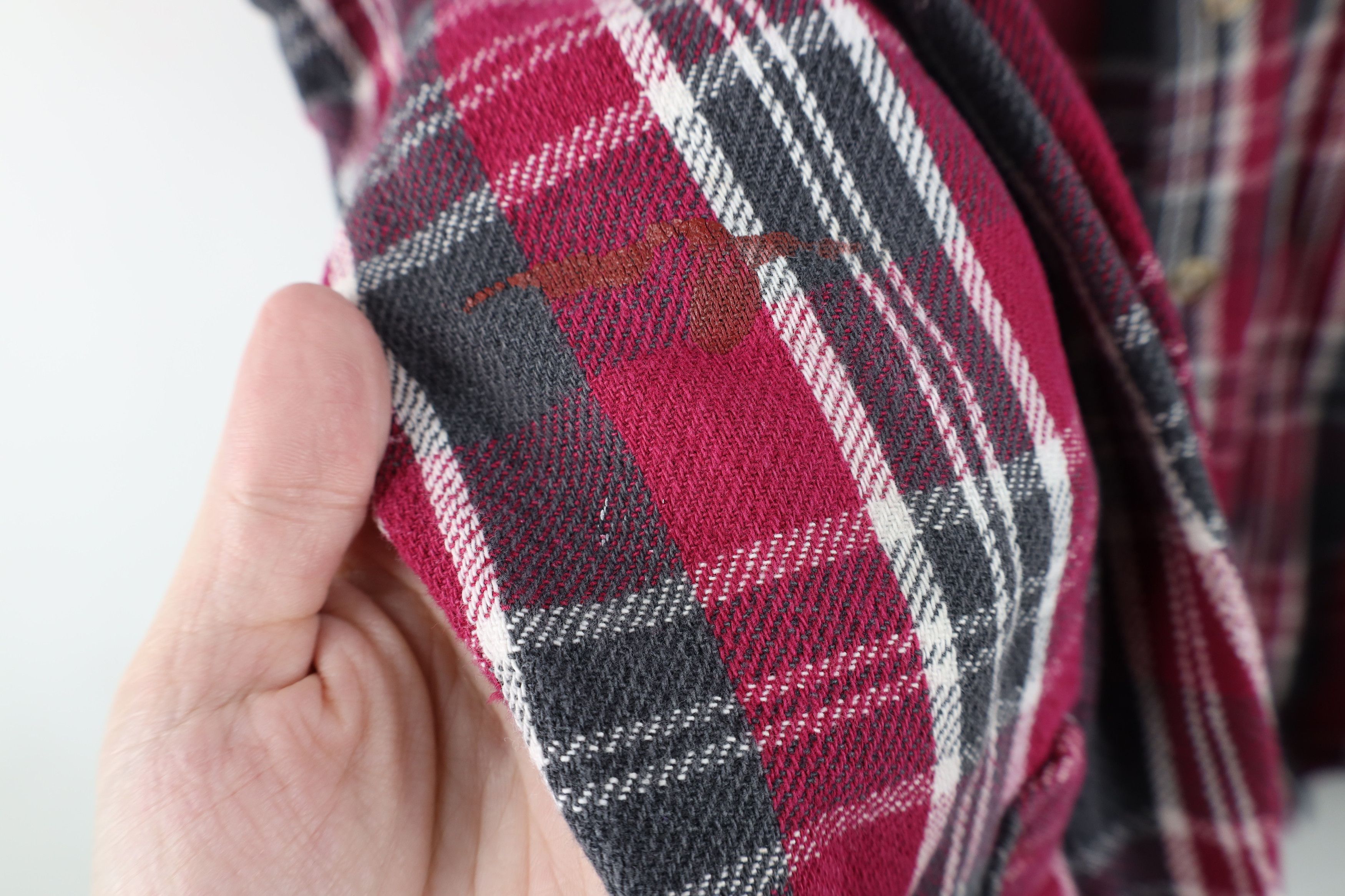 Vintage Vintage 90s Streetwear Heavyweight Button Shirt Plaid Size US L / EU 52-54 / 3 - 8 Thumbnail