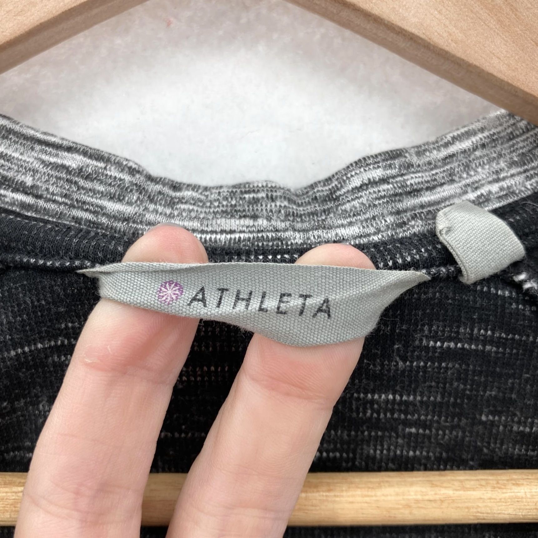 Athleta Athleta Sweatshirt Womens Medium Heathered Raglan Tunic Side Zip Pullover Gray Size M / US 6-8 / IT 42-44 - 4 Thumbnail