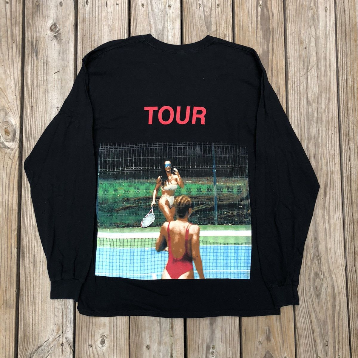 Kanye West Life of Pablo Tour Merch Kim Kardashian Size M Long deals Sleeve