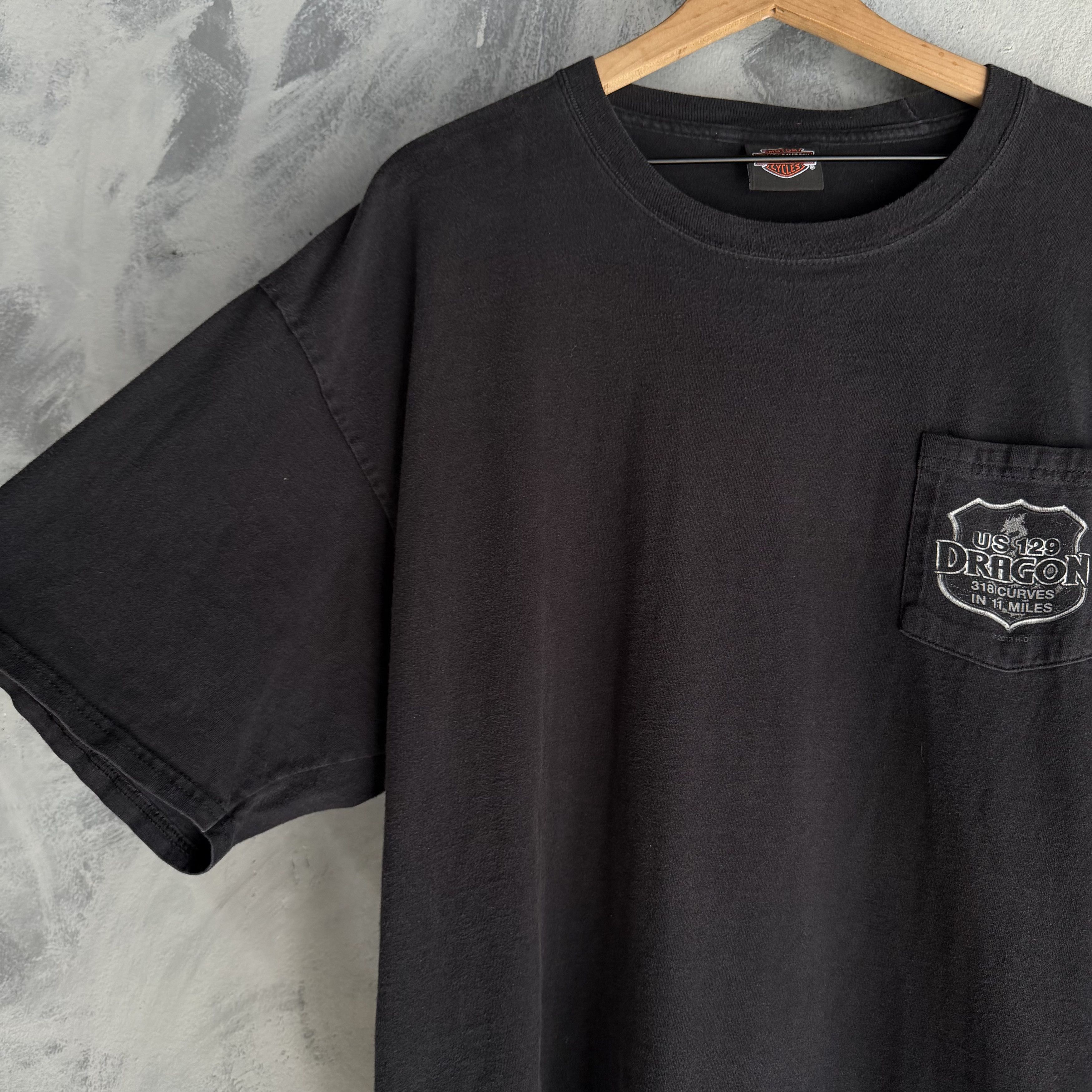 Harley Davidson Vtg Harley Davidson T Shirt Mens 2XL US 129 Dragon Bike Size US XXL / EU 58 / 5 - 2 Thumbnail