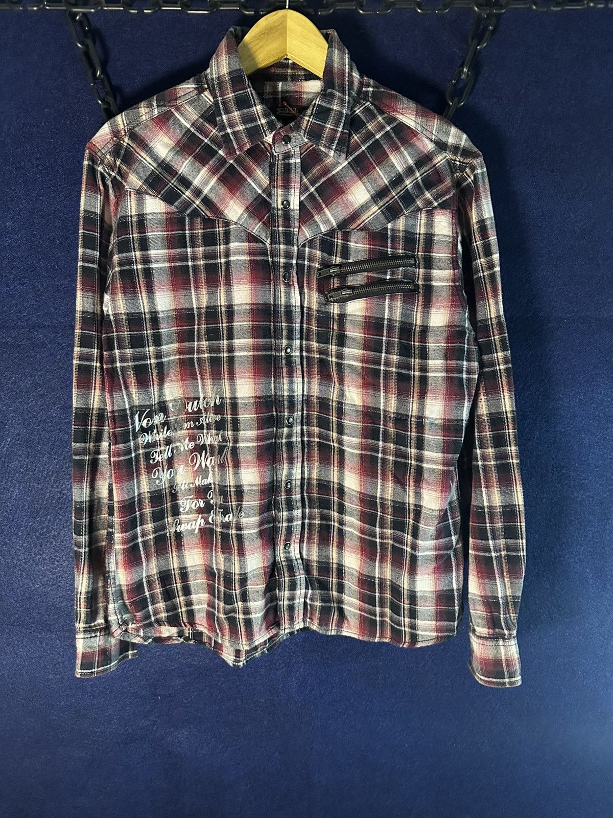 Von Dutch Retro Gothic Poem Von Dutch Shirt Size US L / EU 52-54 / 3 - 1 Thumbnail