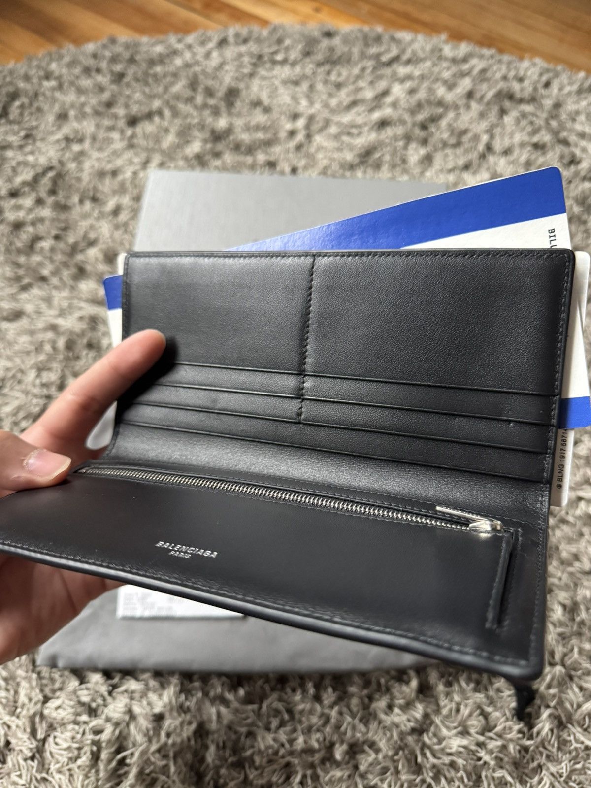 Balenciaga Balenciaga Passport Long Wallet Two Tickets Size ONE SIZE - 6 Thumbnail