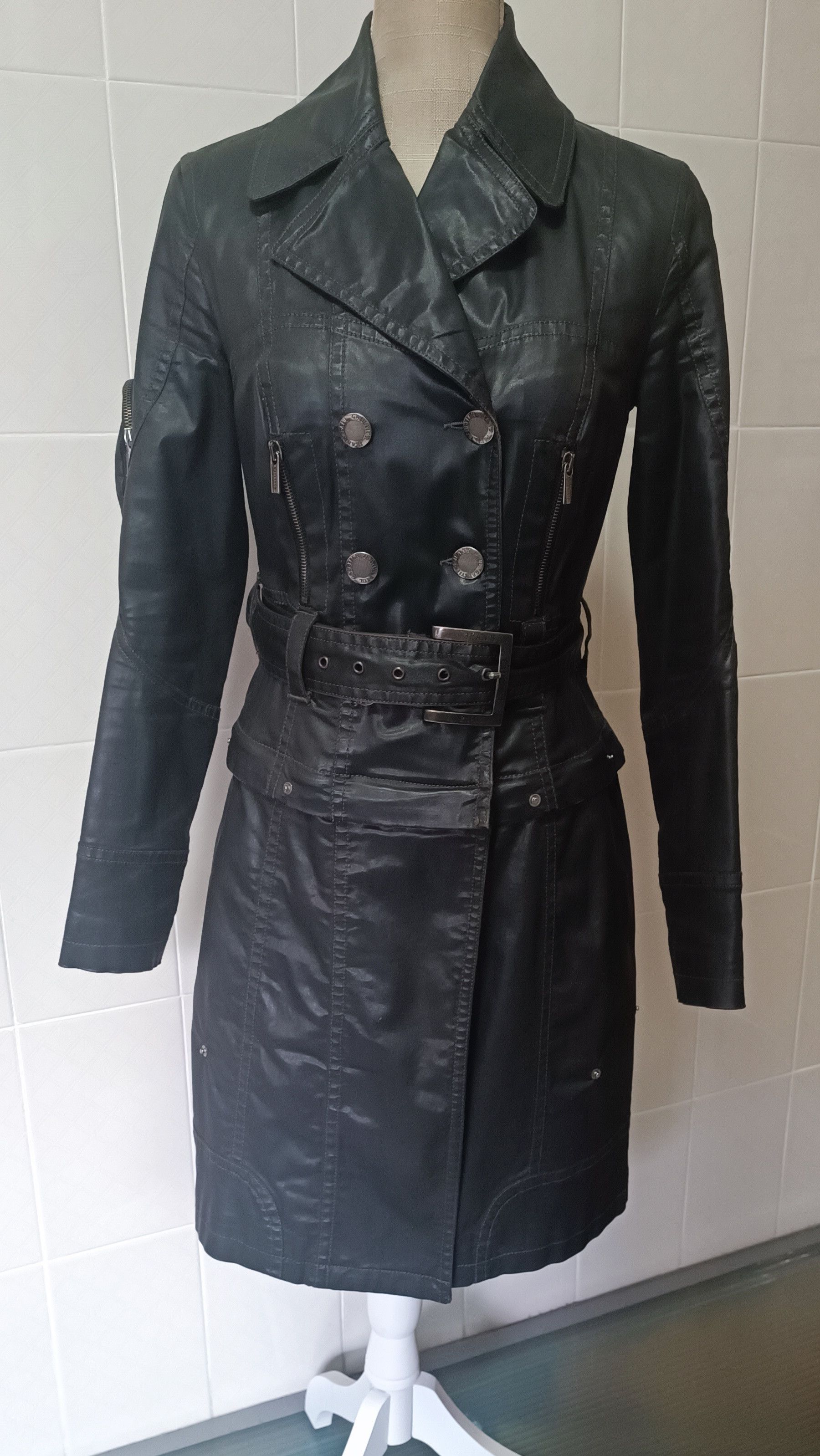 2000's Long or short nylon coat / trench