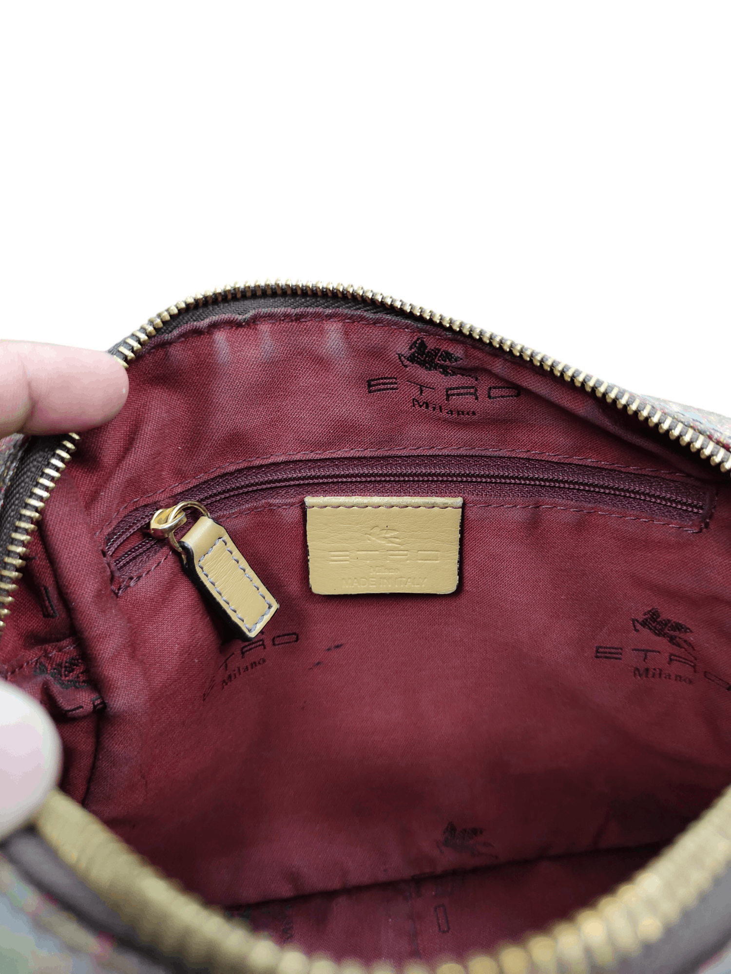 Etro Vintage 90s Etro Milano Italy Paisley Sling Bag Size ONE SIZE - 15 Thumbnail
