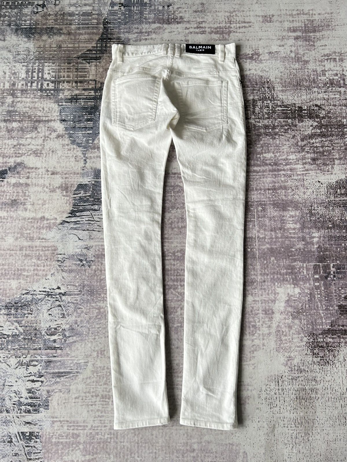 Balmain Balmain Slim Paris Distressed Jeans Size US 28 / EU 44 - 2 Thumbnail