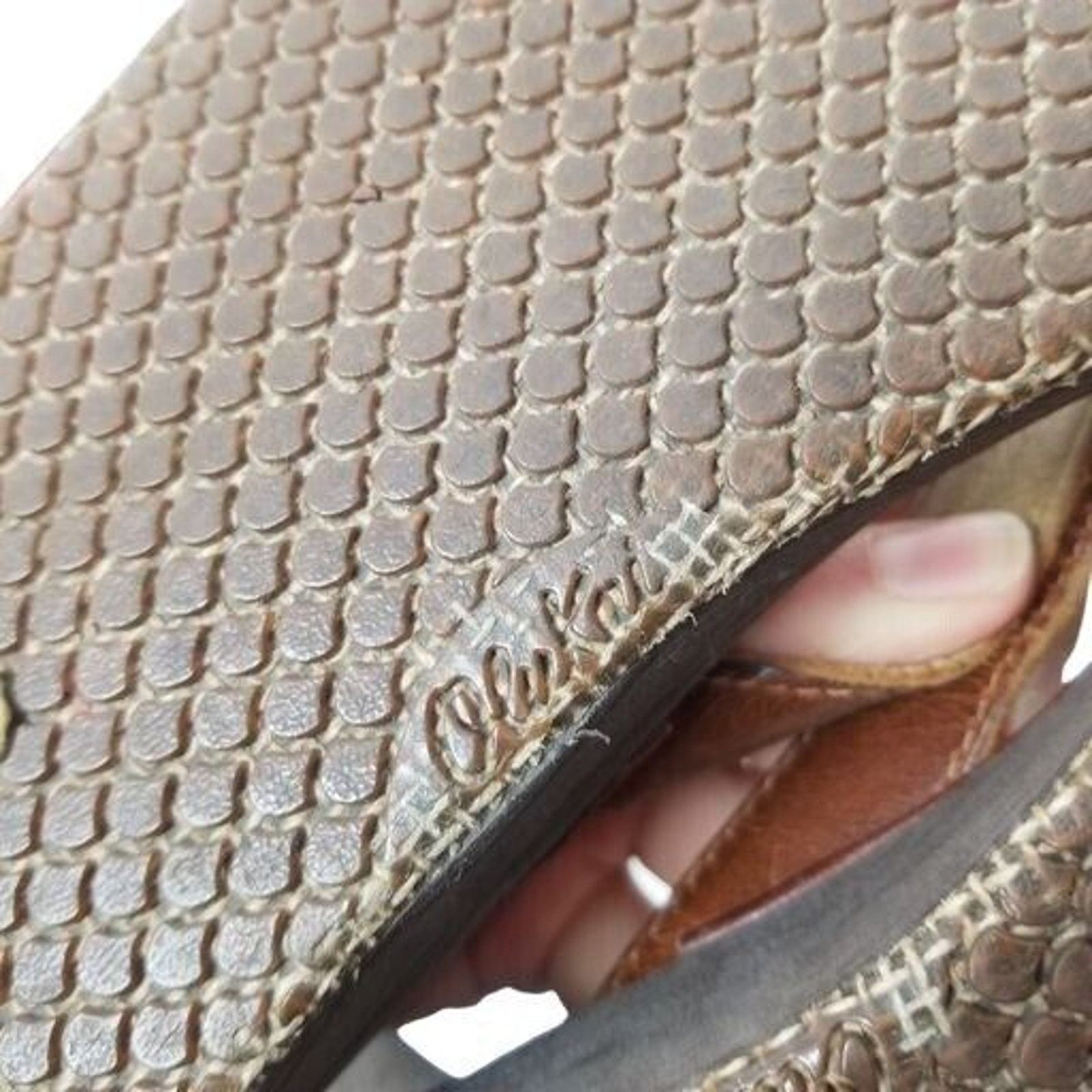 Olukai Olukai Womens Paniolo Leather Flip Flops Thongs Sandals Sz 9 Size US 9 / IT 39 - 10 Thumbnail