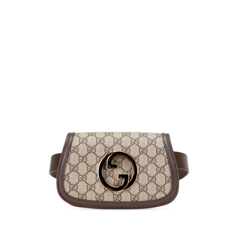 Gucci Gucci Gucci Blondie GG Supreme PVC Belt Bag Leather Belt Bag 703807 DUTY FREE for USA Size ONE SIZE - 1 Thumbnail