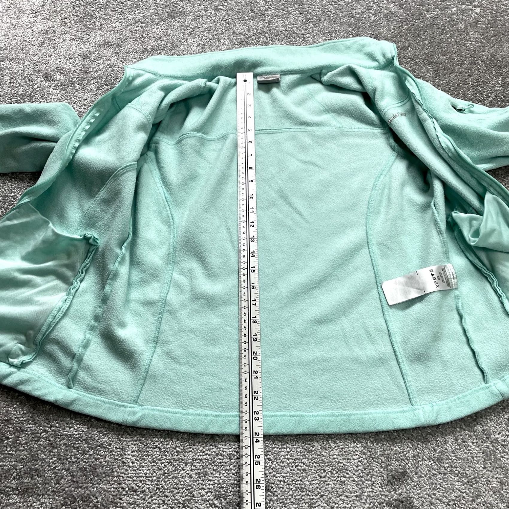 Vintage Columbia Jacket Womens XL Light Blue Full Zip Pockets Soft Fleece Outdoor Ladies Size XL / US 12-14 / IT 48-50 - 2 Thumbnail