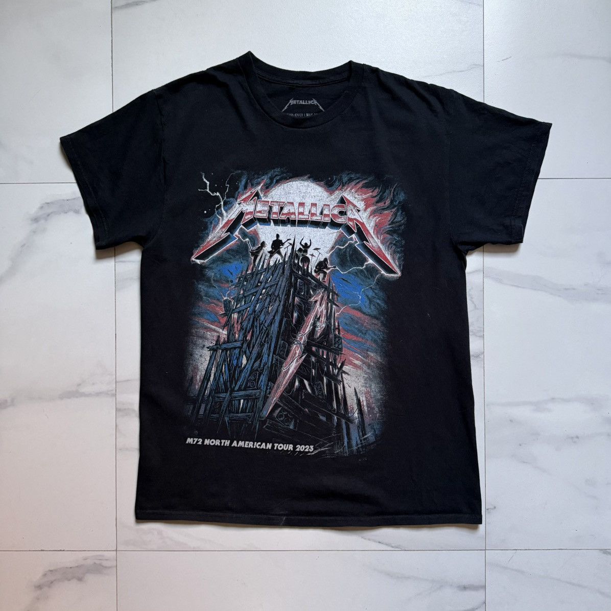 Metallica Metallica M72 North America Tour T-Shirt Size US L / EU 52-54 / 3 - 2 Thumbnail