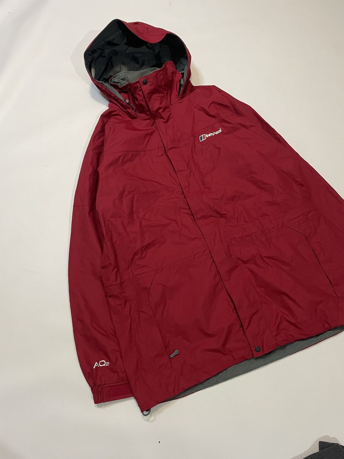 Berghaus Berghaus AQ2 Waterproof Shell Jacket – Deep Red Gorpcore Size US L / EU 52-54 / 3 - 5 Thumbnail
