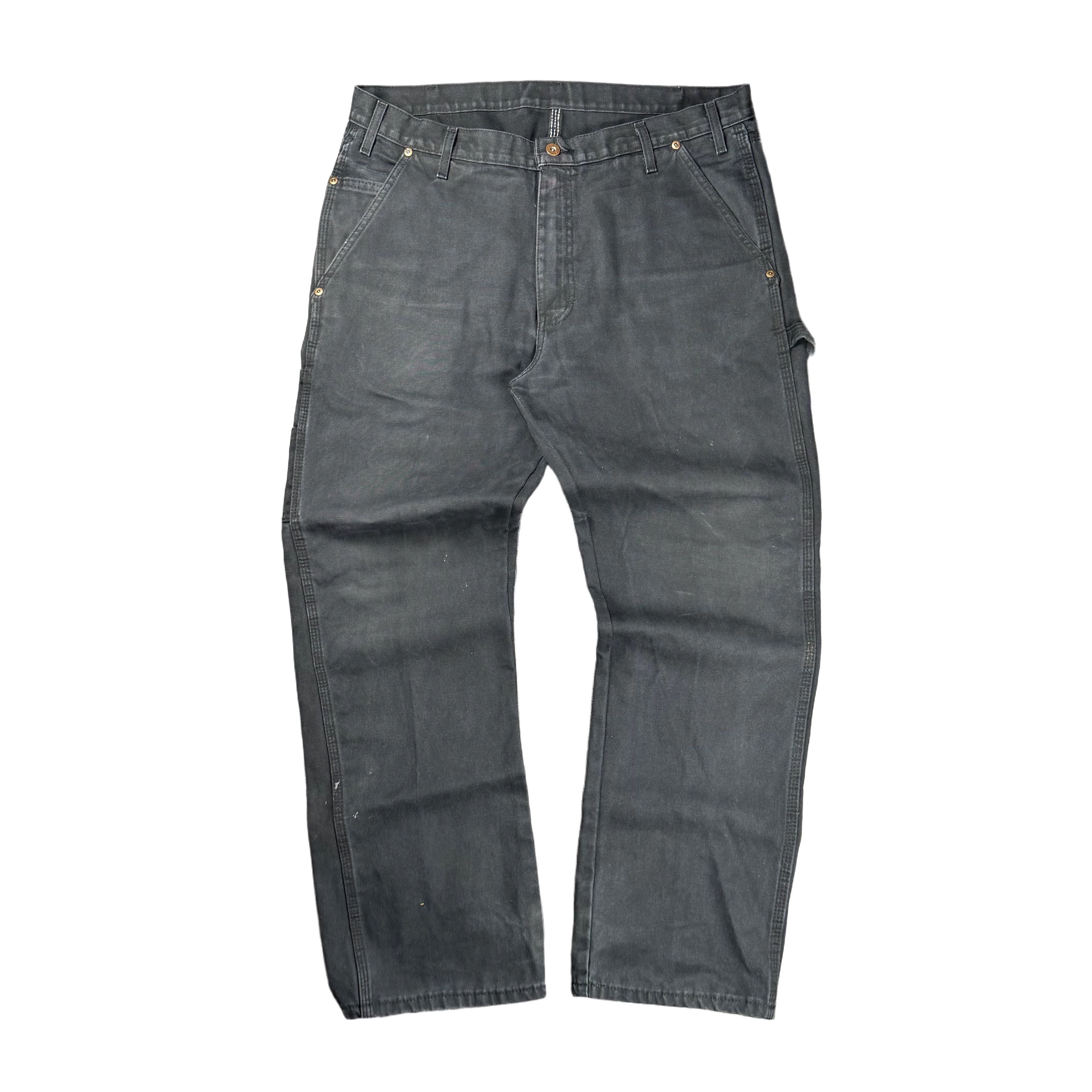 Dickies Vintage Dickies Carpenter Work Pants Black 36x30 Size US 36 / EU 52 - 2 Thumbnail